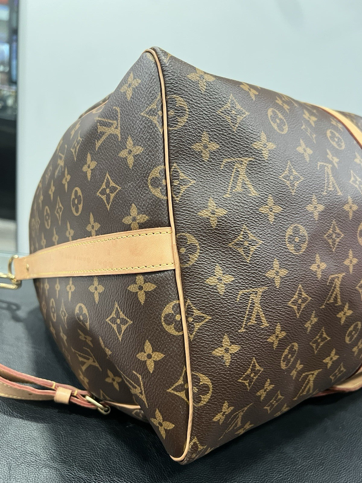 Louis Vuitton 2024 Monogram Keepall 55 With Duster Lock & Key