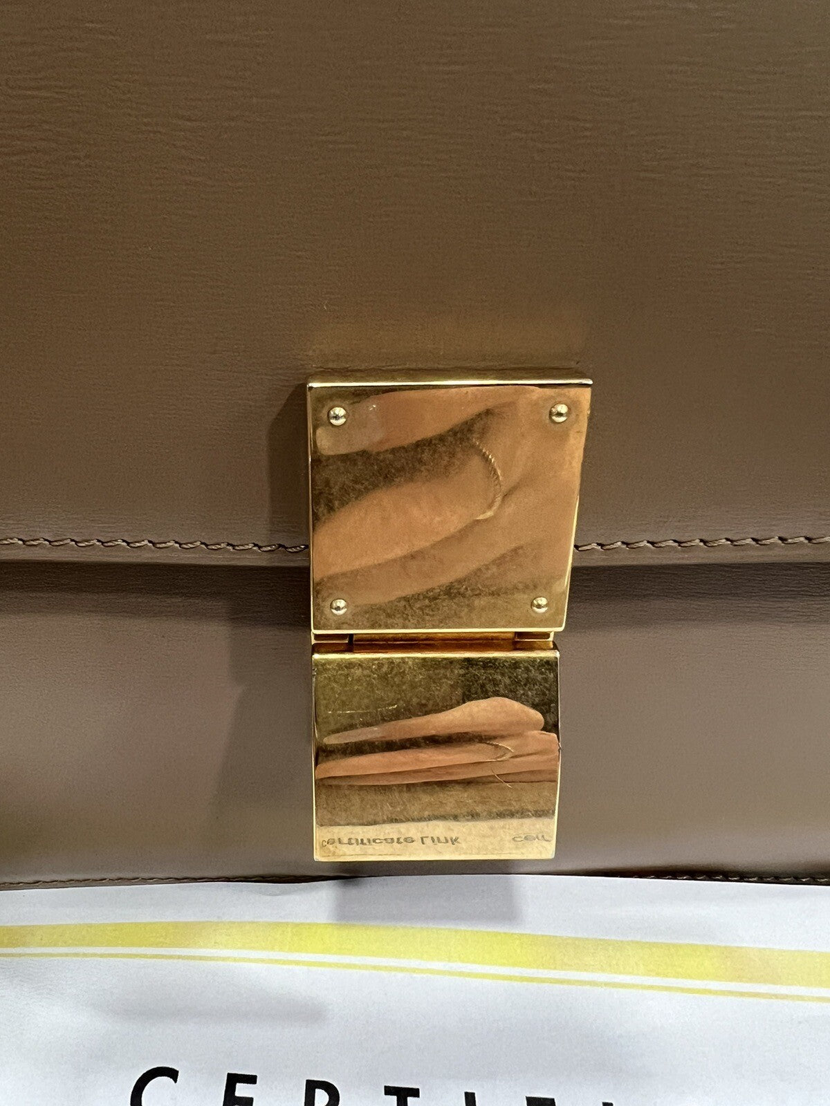 Celine Medium Classic Box Bag W/Certificate & Tags