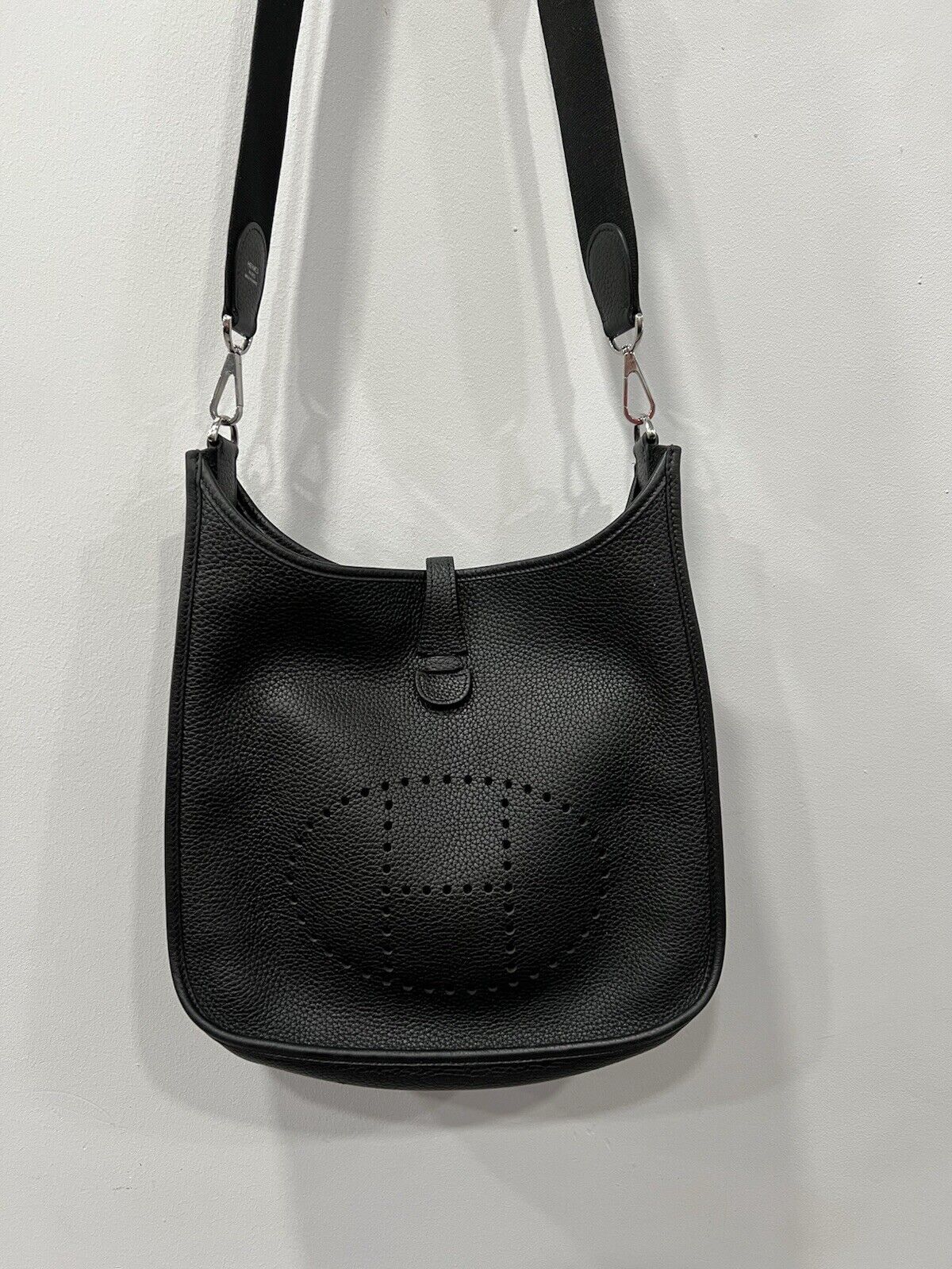 Hermes Black Evelyn Clemence PM Bag With Certificate Of Authenticity 2021