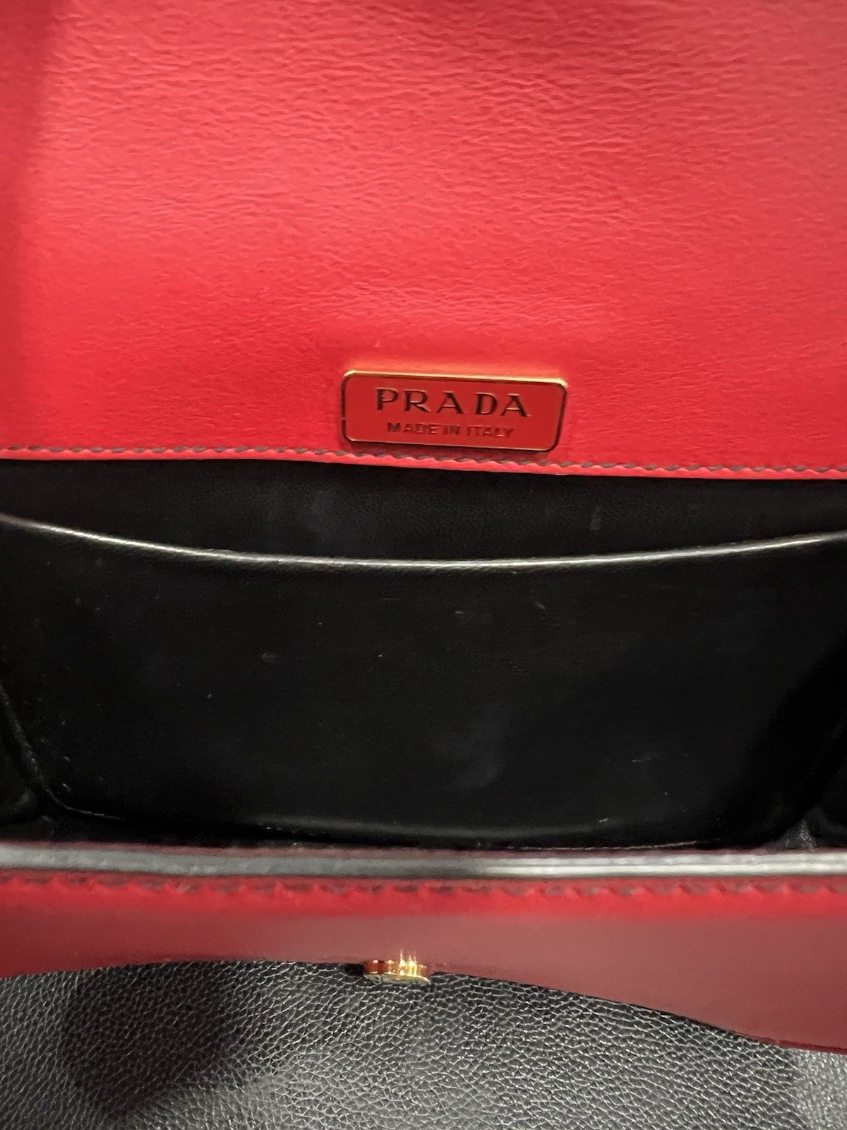 Prada Pionniere Saddle City Calfskin Small Crossbody Bag W/Authenticity