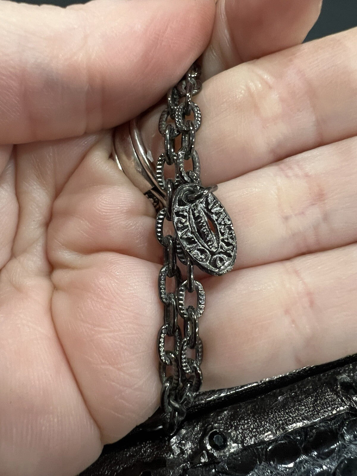 Clara Kasavina Handmade Python Snakeskin Clutch RARE