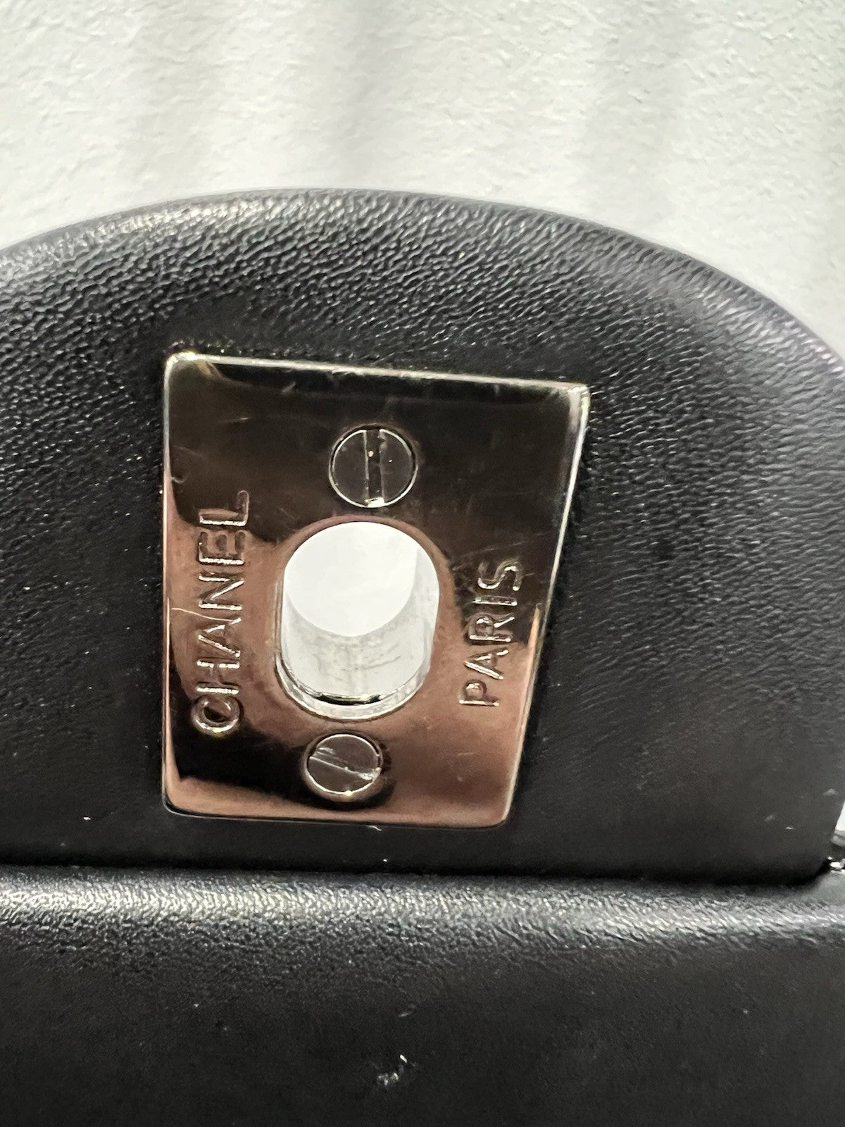 Chanel Patent Mini Rectangular Classic Single Flap Black SHW