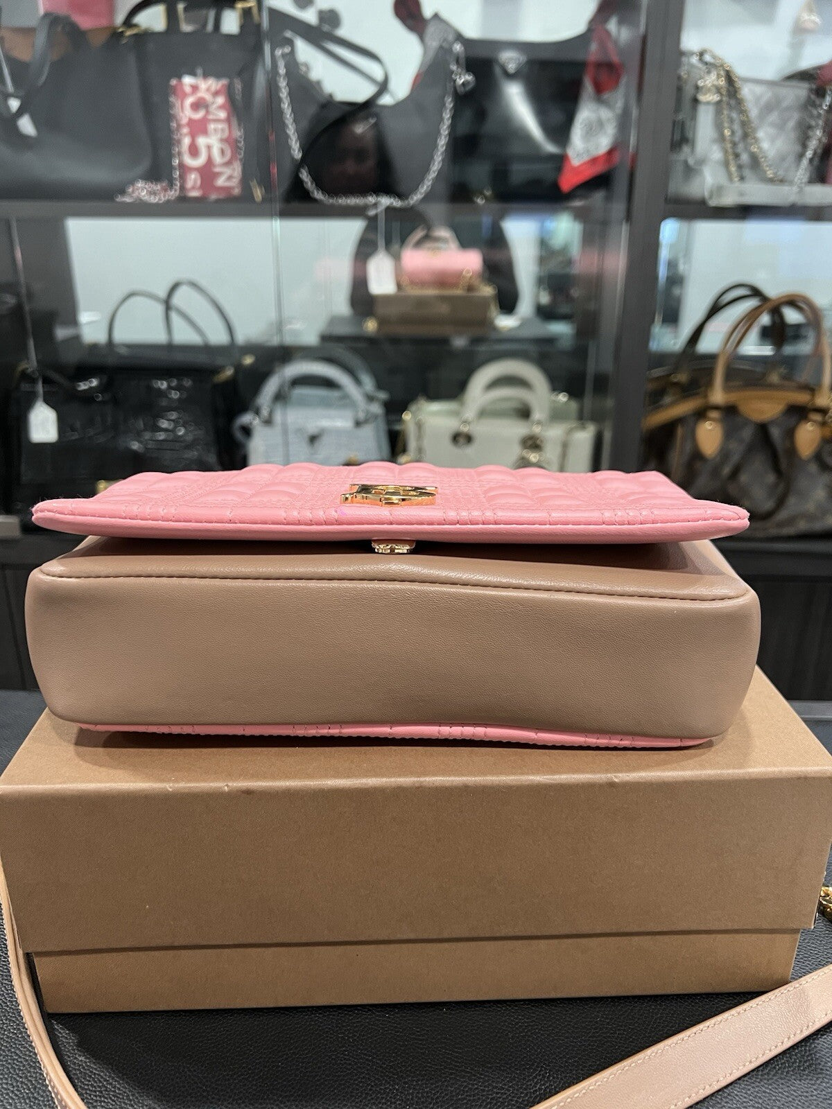 Burberry Lola Peony/Camel Small