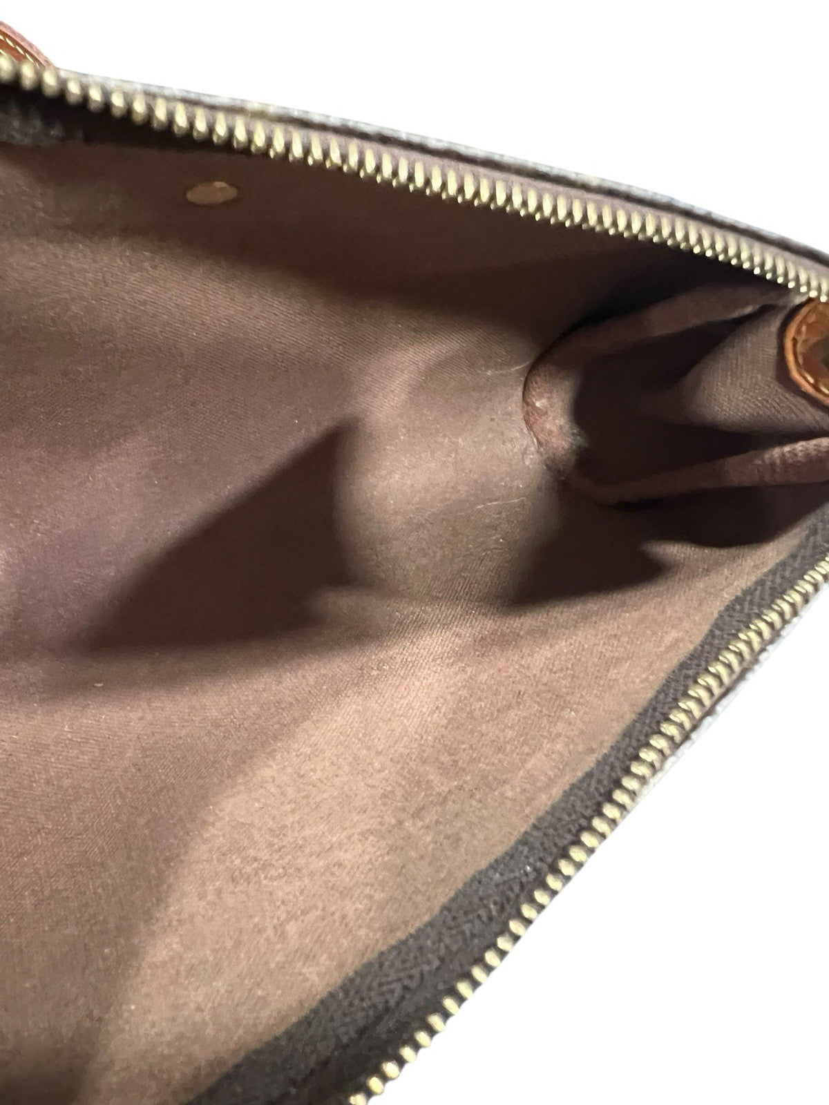 Louis Vuitton Eva Crossbody Brown Canvas Coated Monogram With Authenticity