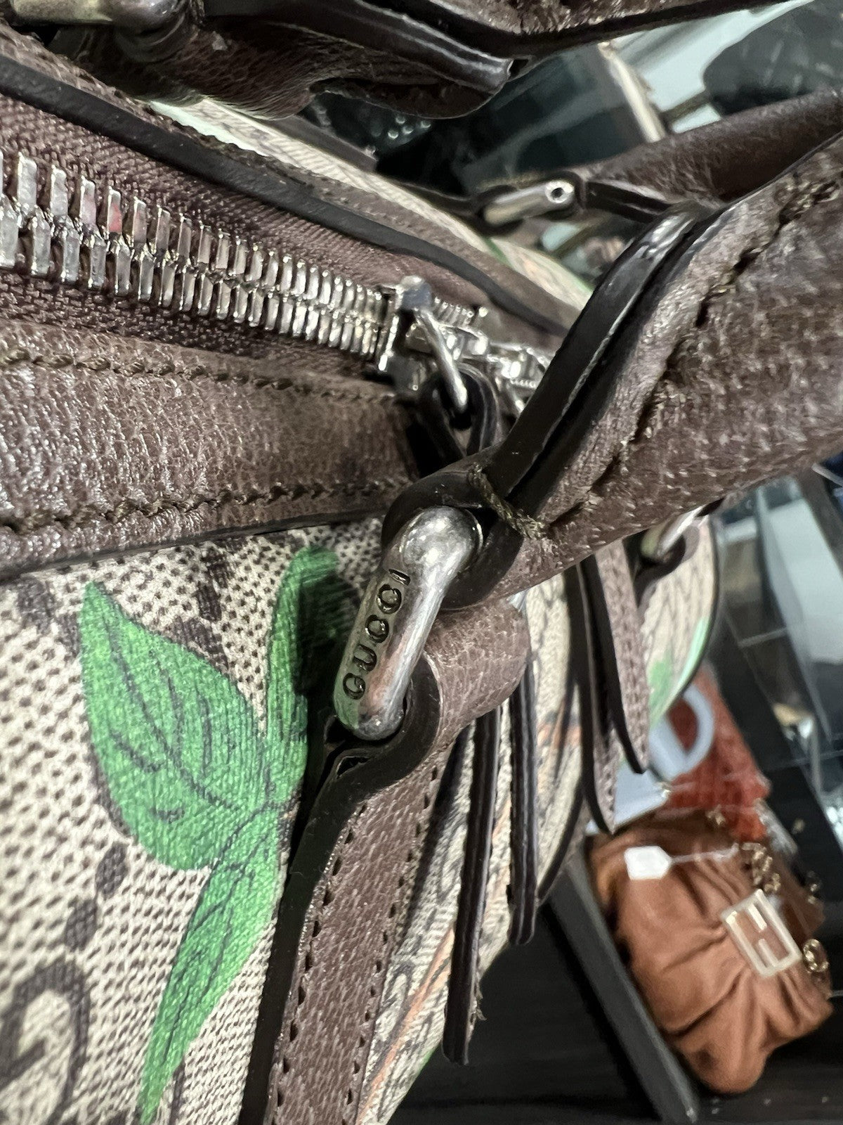 Gucci Supreme GG Tian Duffle Bag Limited Edition With Box lock key strap