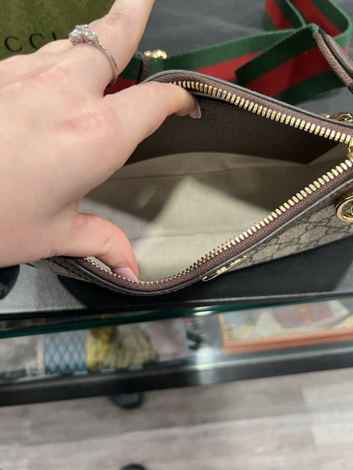 Gucci Ophidia Small Shoulder Bag Box Duster & Authenticity