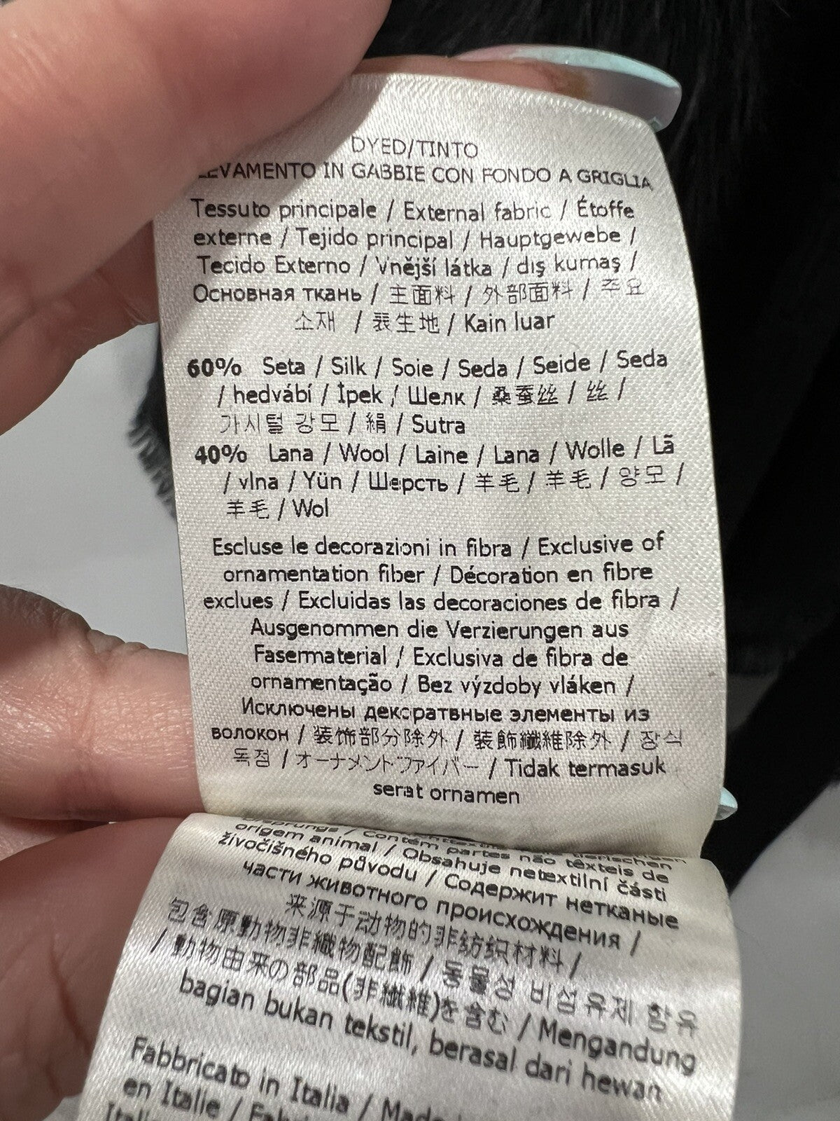 Fendi Silk Wool Blend/Fur Monogram Stole/Scarf With Box & Duster