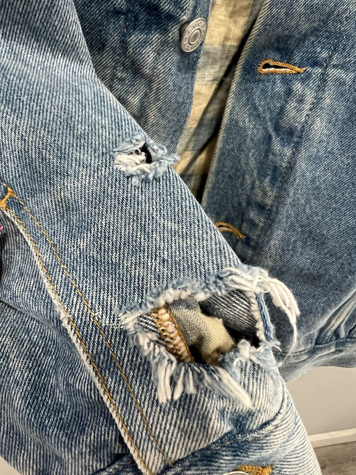 Gucci Denim Band Tour Jacket Size L