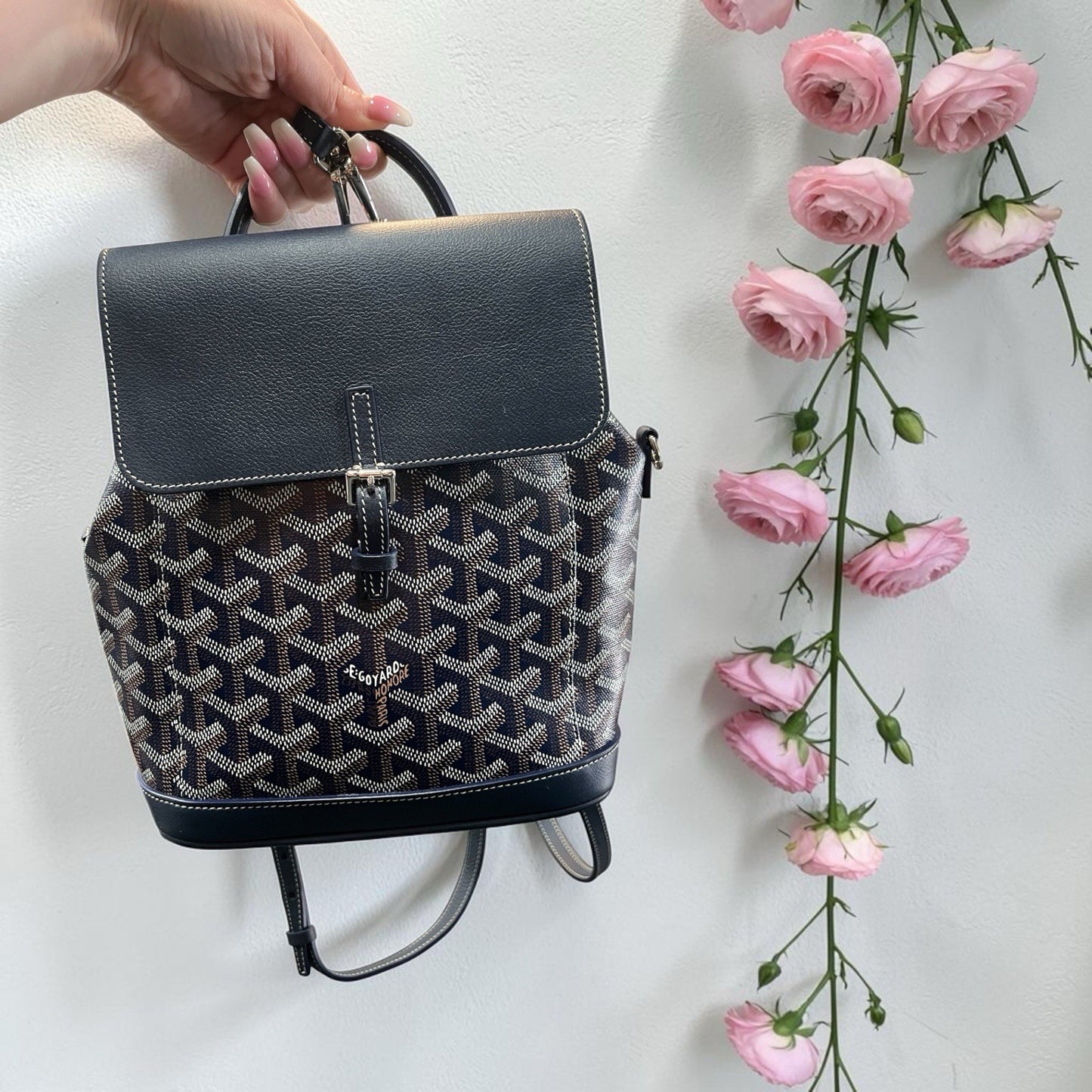 Goyard Goyardine Mini Alpin backpack With Authenticity Retail $4000