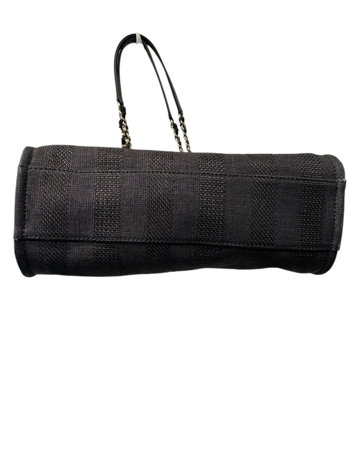 Chanel Mixed Fibers Striped Small Deauville Tote Navy Blue W/Authenticity