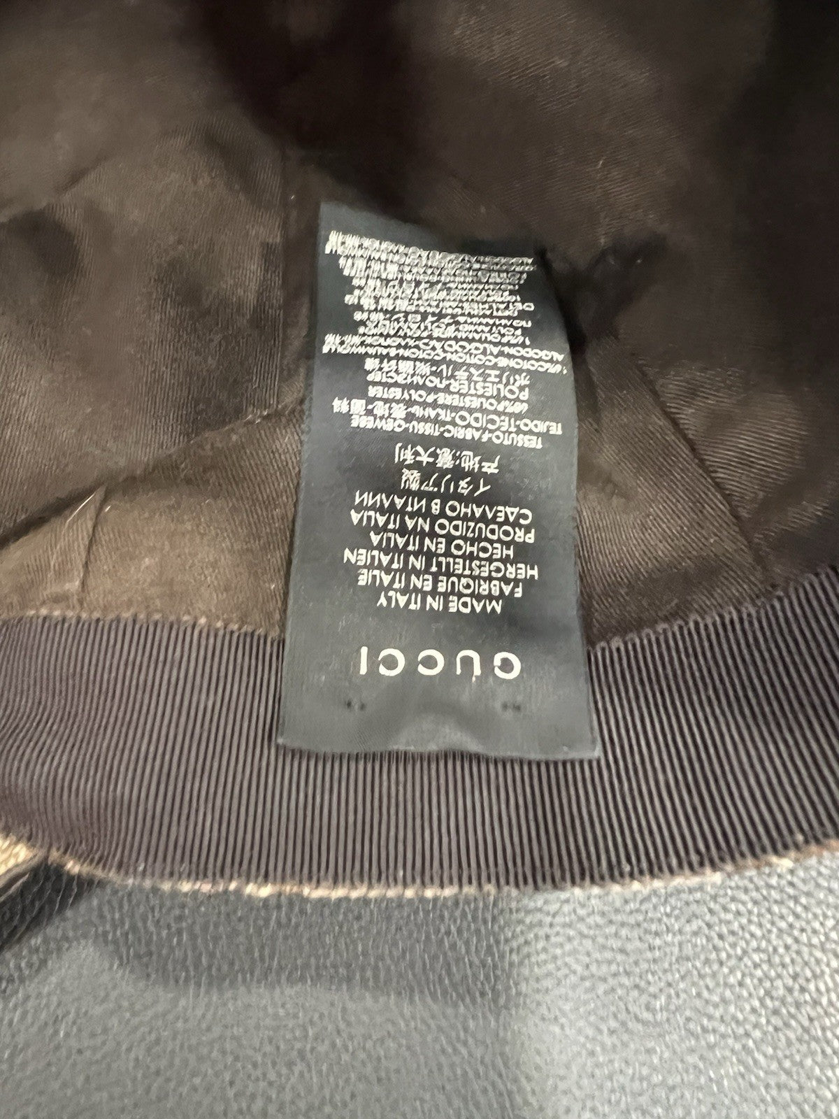 Gucci Canvas Monogram Web Baseball Cap XL Retail $570