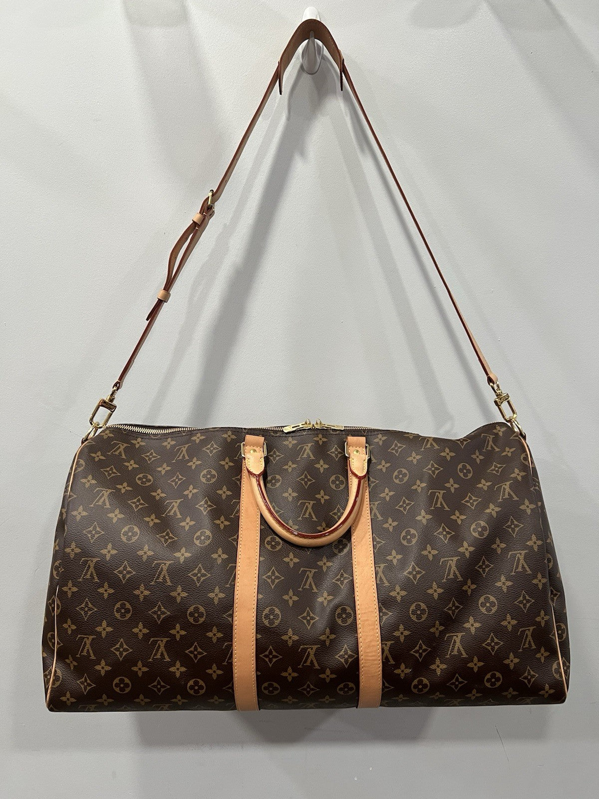 Louis Vuitton 2024 Monogram Keepall 55 With Duster Lock & Key