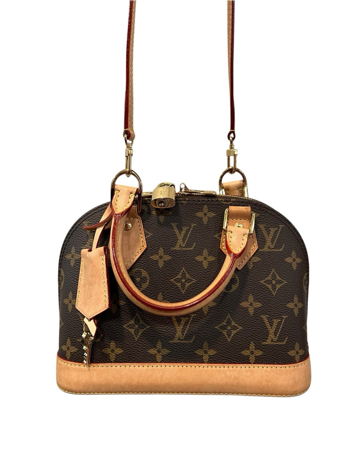 Louis Vuitton Monogram Alma BB W/Box Duster & Authenticity