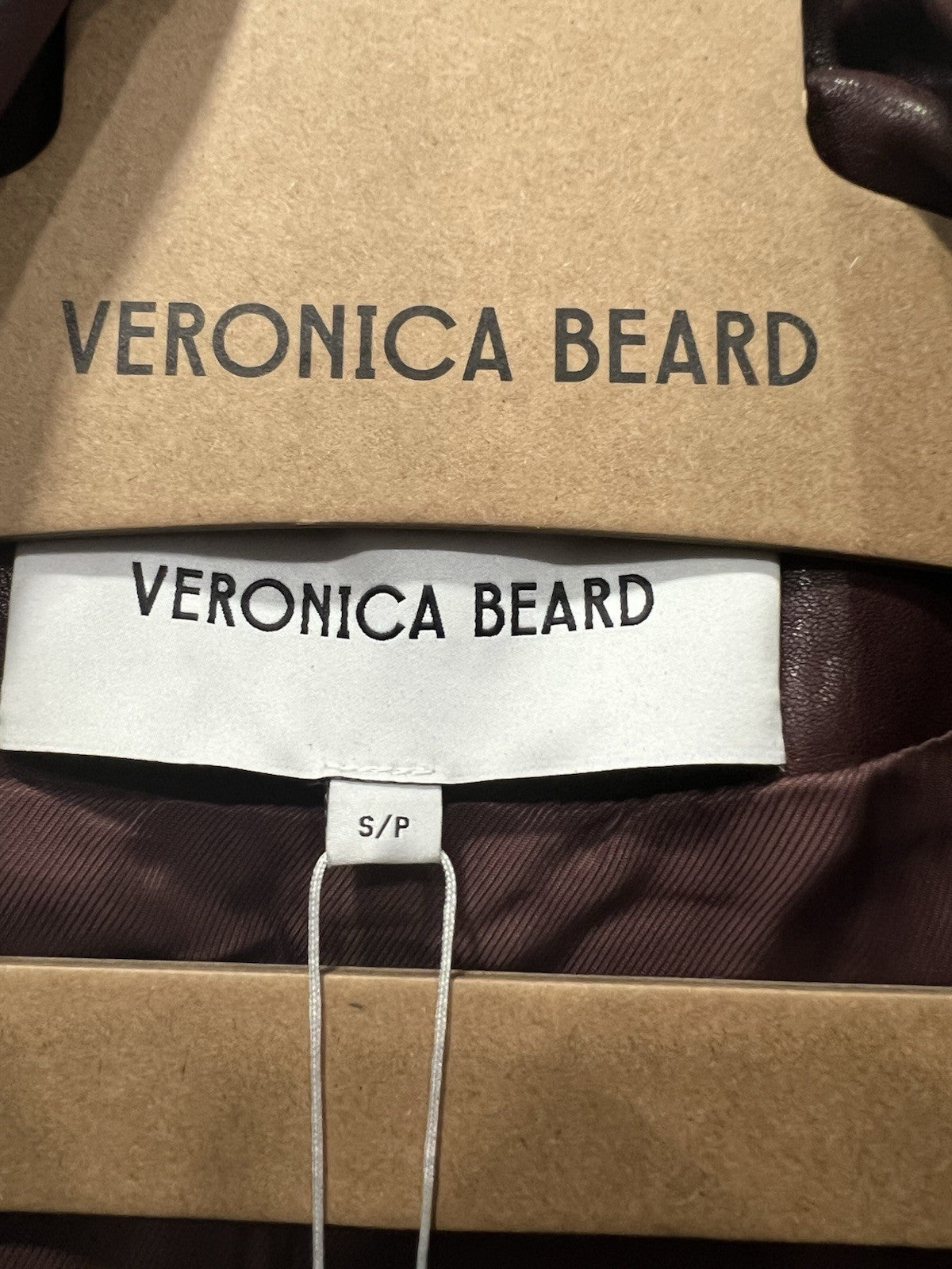 Veronica Beard Bateman Leather Jacket NWT Retail $1898 Size S