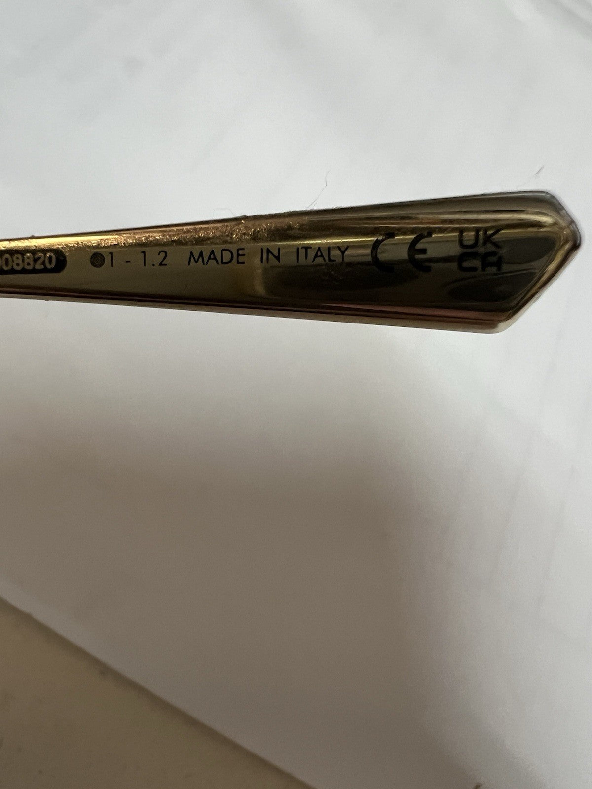 Christian Dior Miss Dior Sunglasses Gold/Blue Model B1U 8080 63mm Retail $480