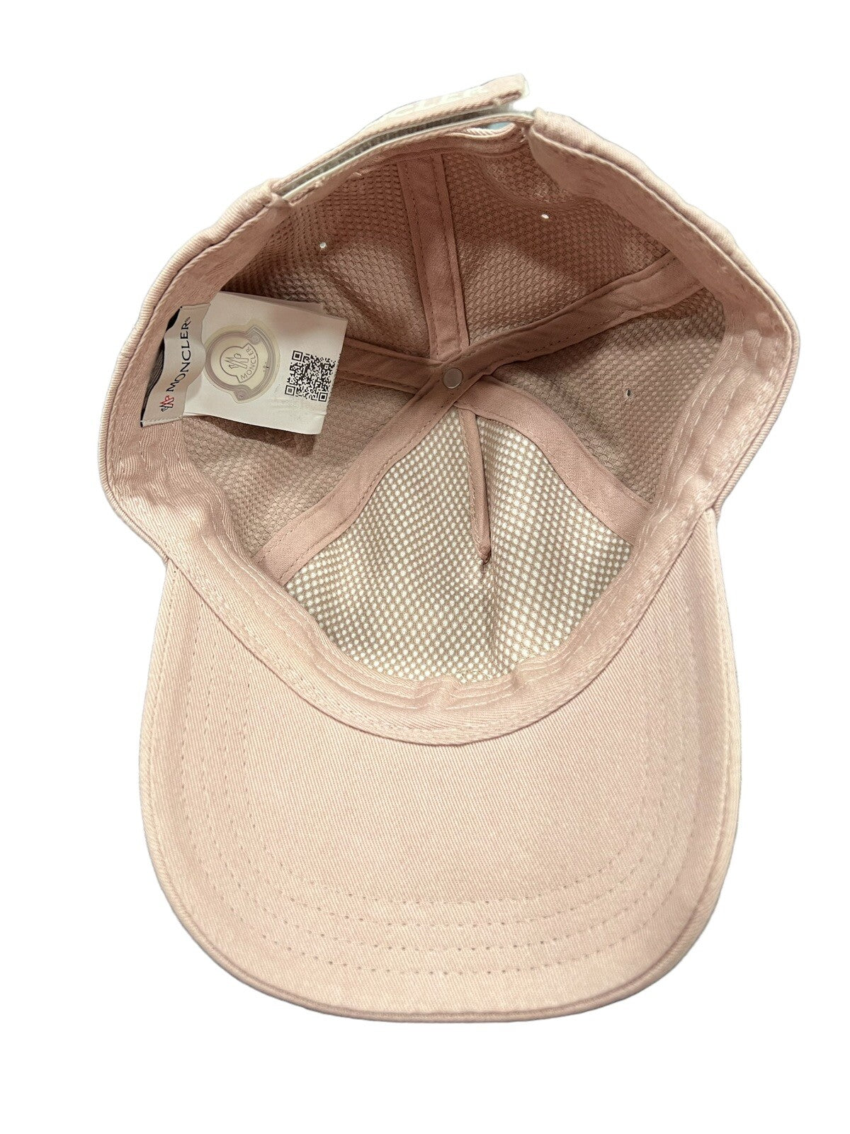Moncler Pink Baseball Cap With Duster