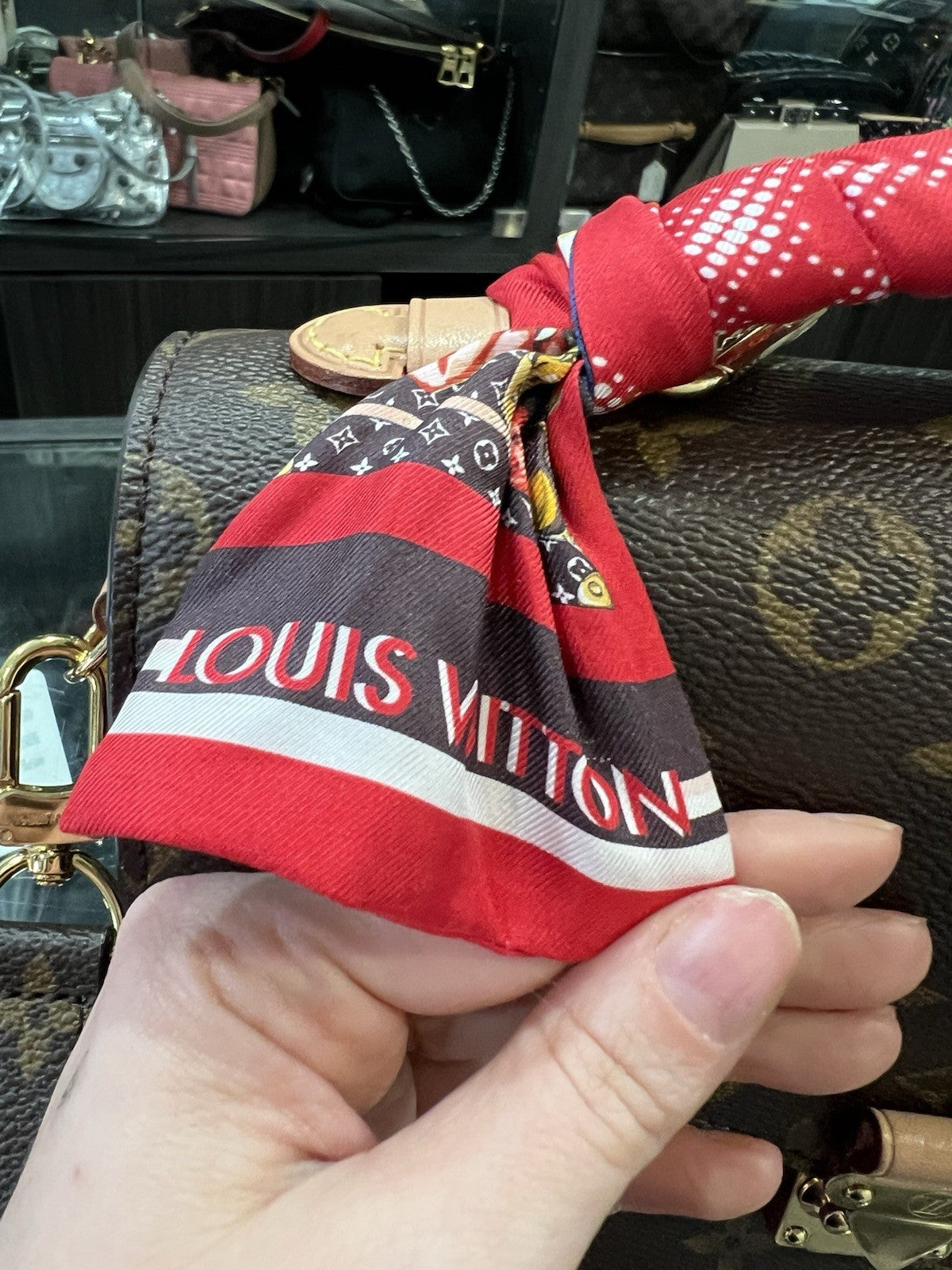 Louis Vuitton Metis Pochette W/Scarf Keychain Duster & Authenticity Retail $3395