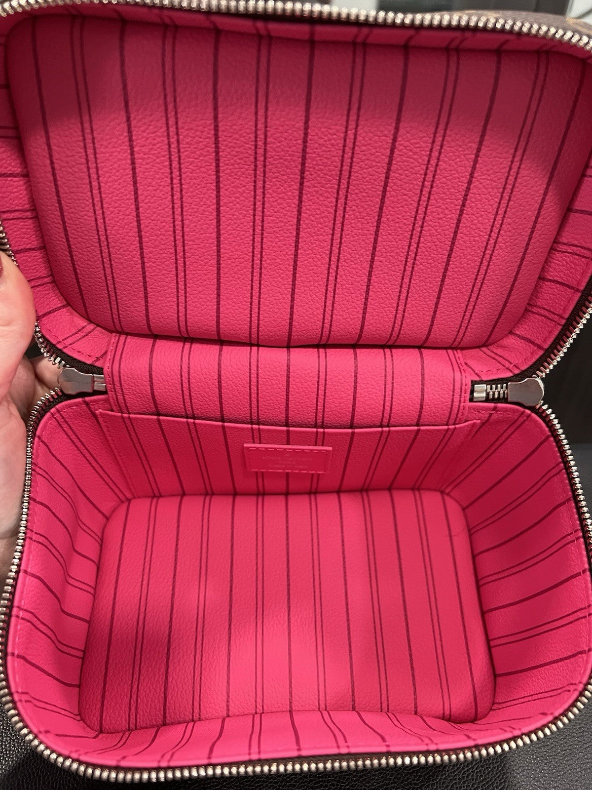 Louis Vuitton BB Nice Monogram & Pink Bag With Box Duster & Certificate