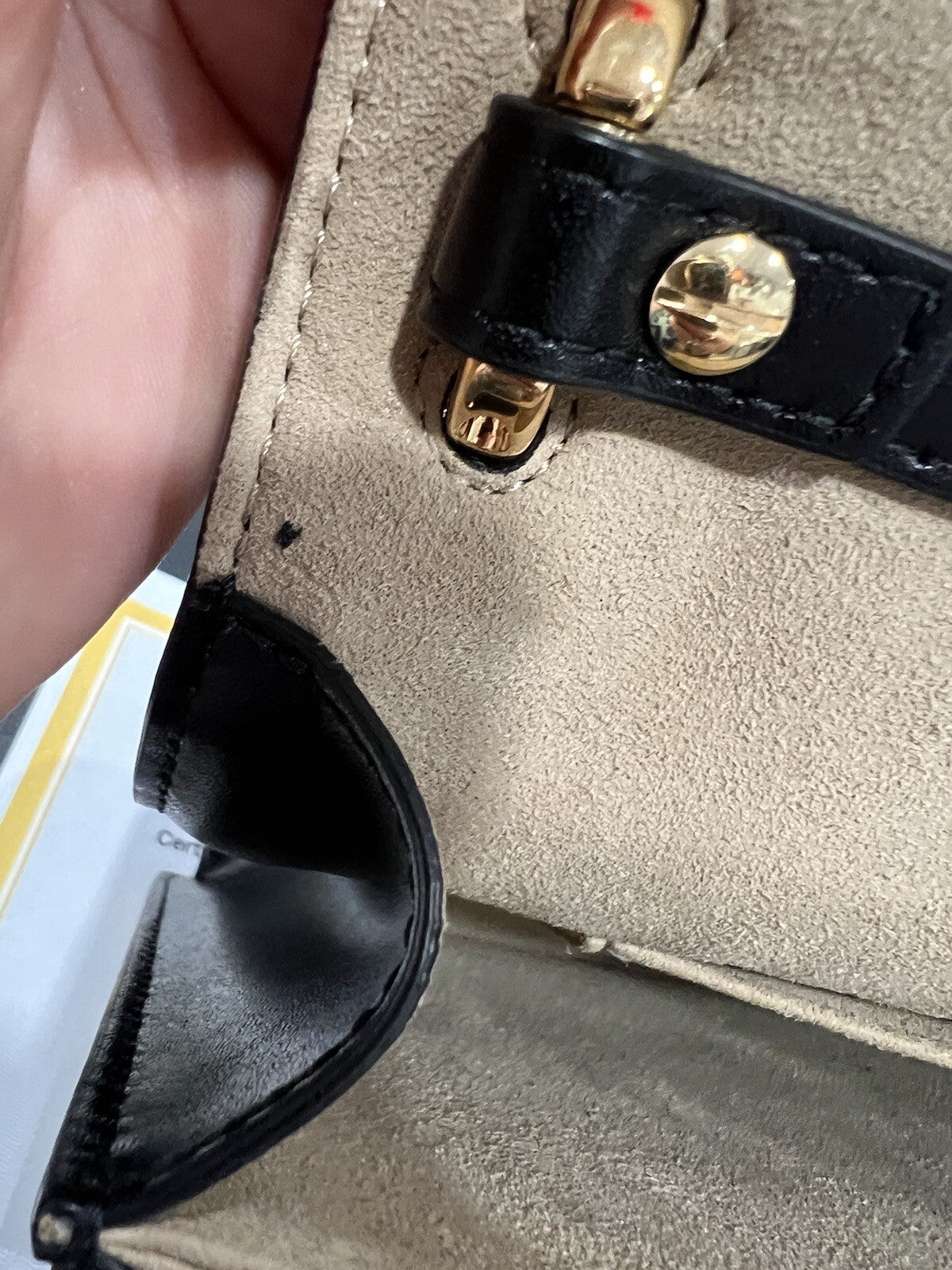 Fendi Kan U Small Top Handle Bag W/Certificate of Authenticity