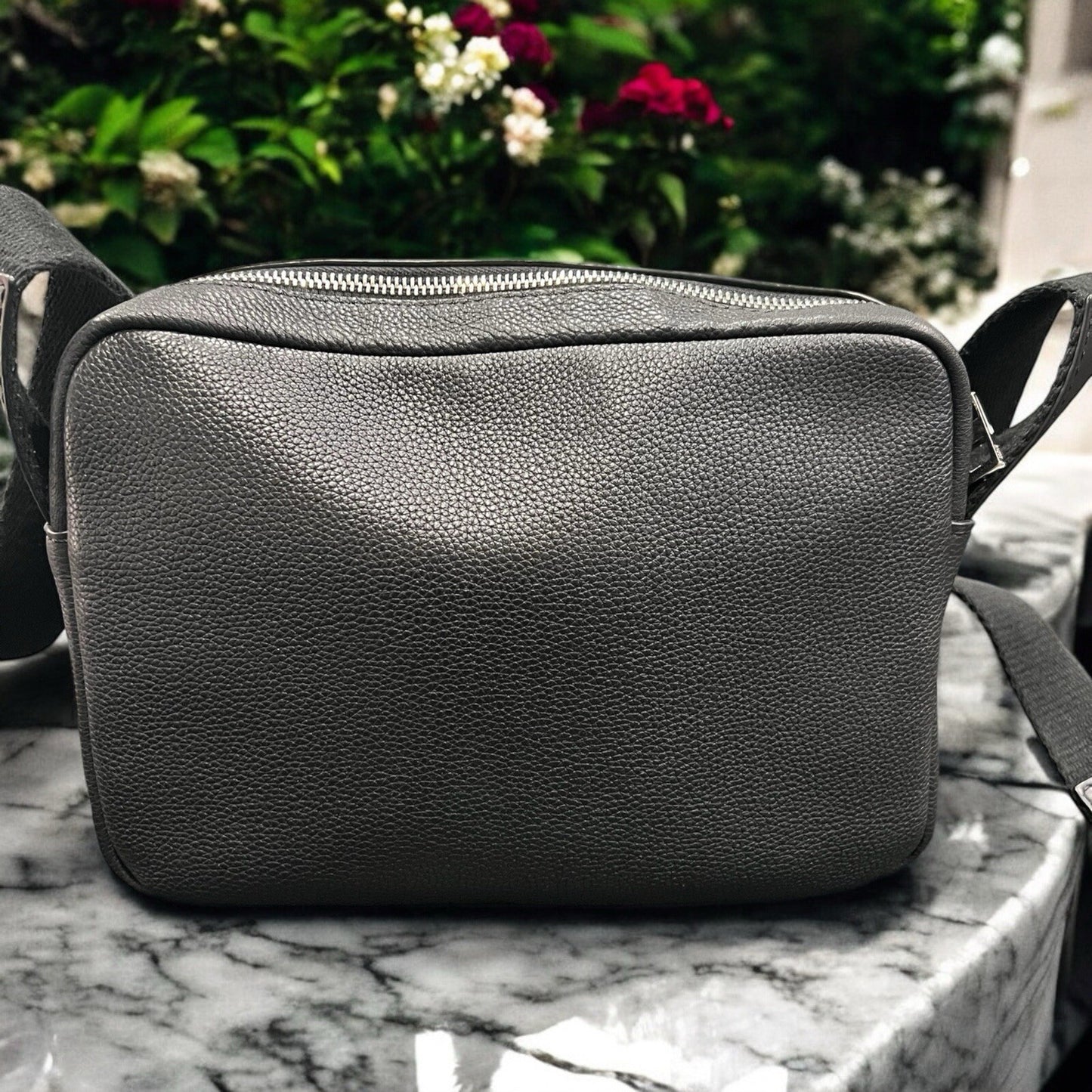 Loewe XS Military Messenger Bag In Black W/Cert of Authenticity