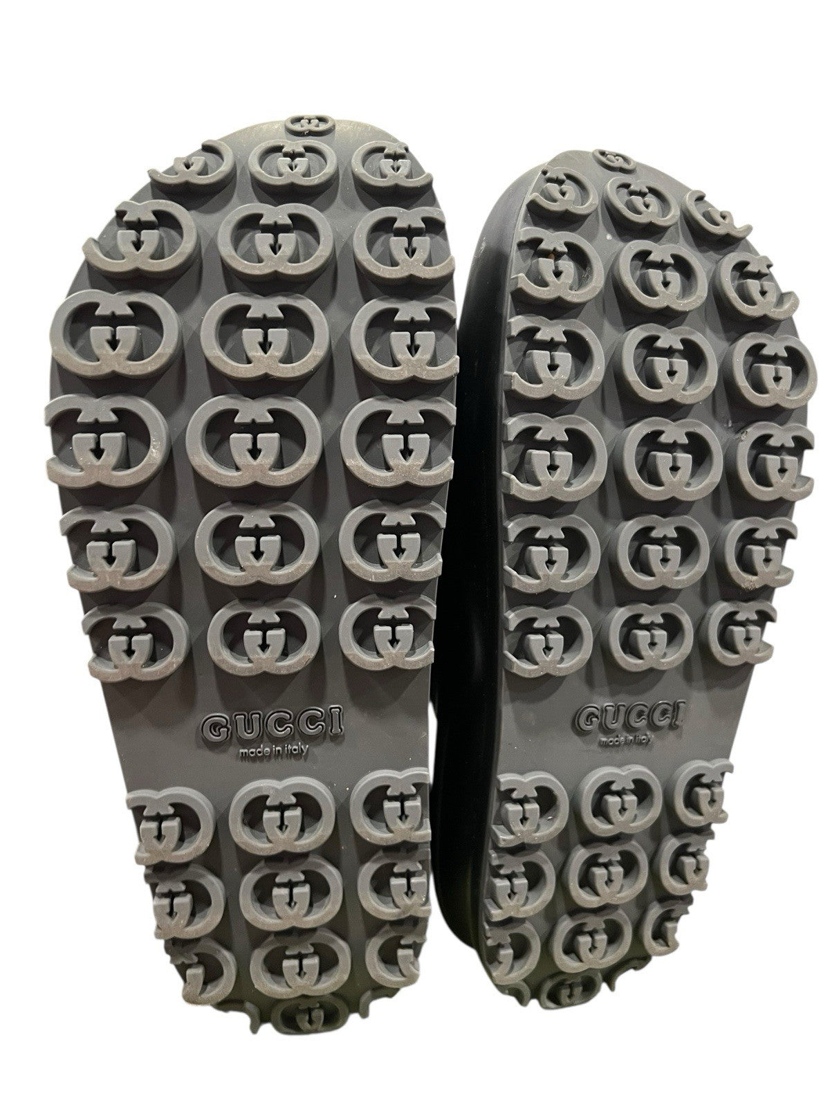 Gucci GG Rubber Slides Box & Dusters Size 38/US8 (Fits like 7)