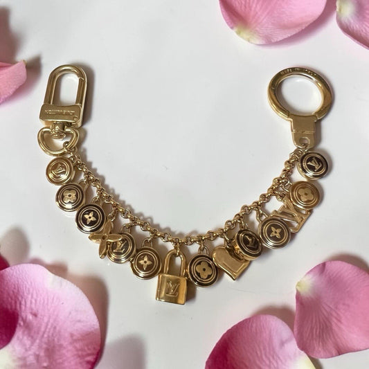 Louis Vuitton Porte Cles Chaine Pastilles Charm Key Ring Bag Charm