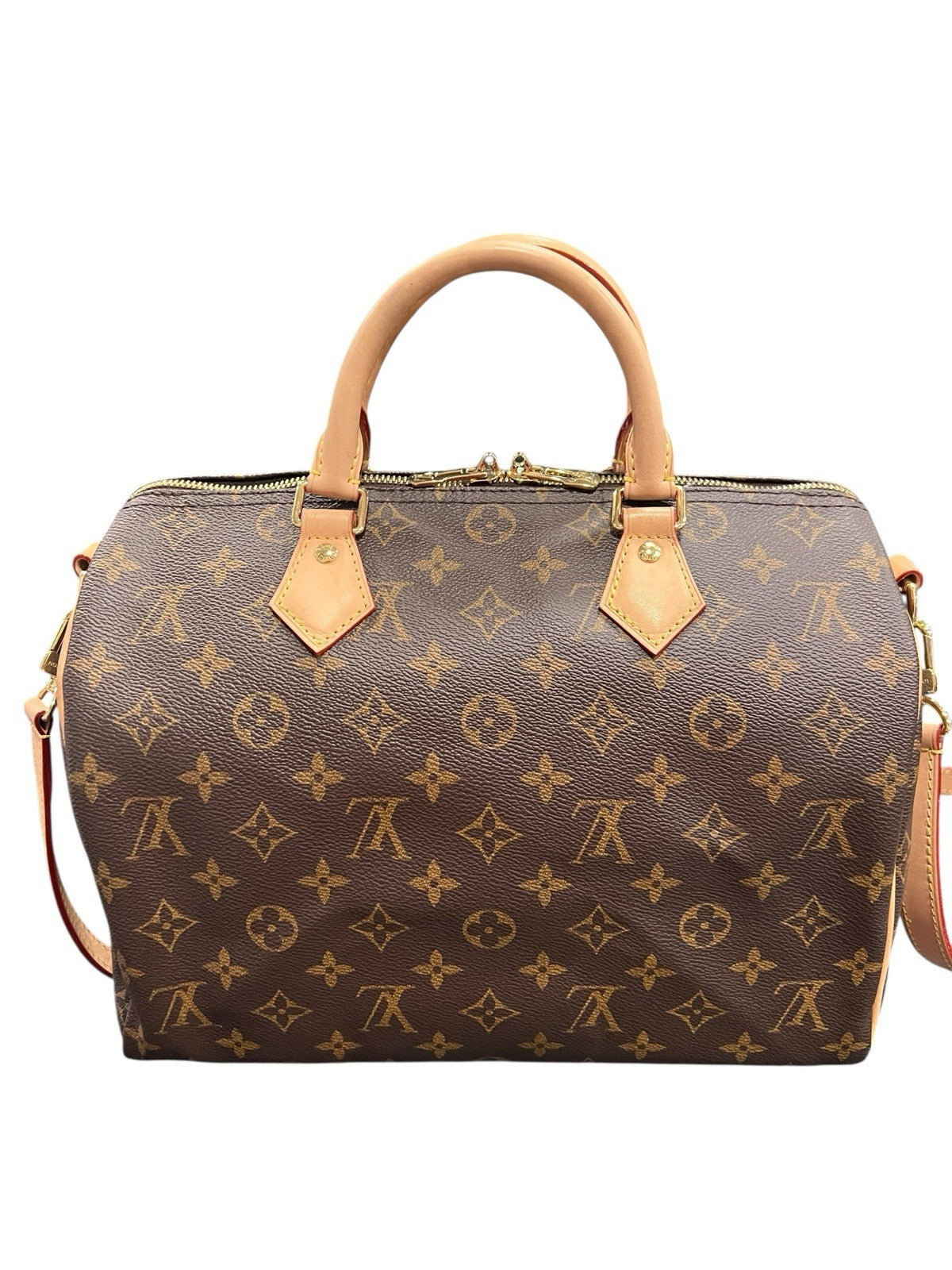 Louis Vuitton Monogram Speedy Bandouliere 30 W/Lock & Key