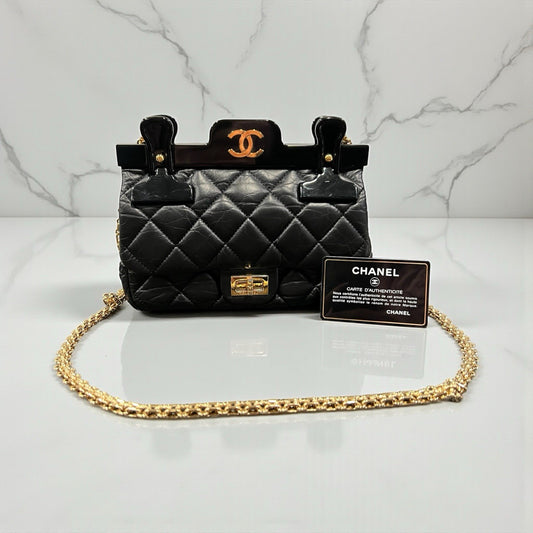 Chanel Small 2.55 Reissue Flap Hanger Bag W/Duster & Authenticity