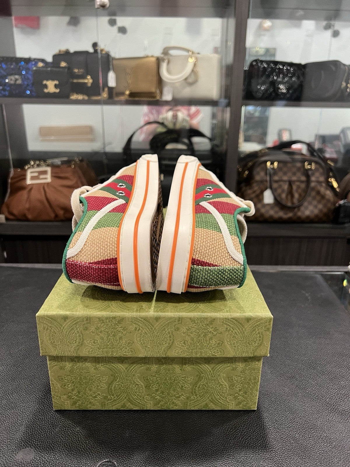 Gucci 1977 LTD Edition Tennis Sneakers Size 37.5/US7.5