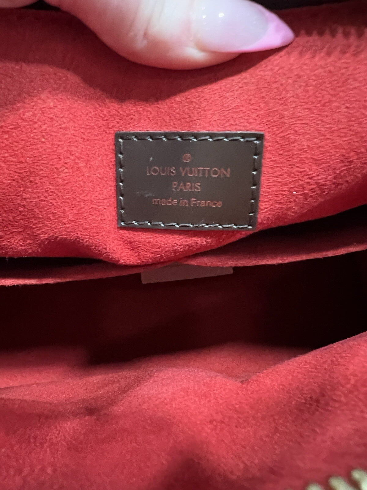 Louis Vuitton Damier EbeneTrevi PM W/Certificate Of Authenticity