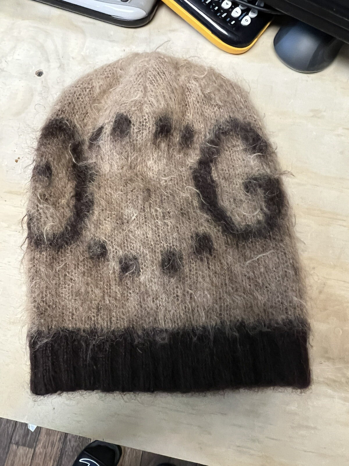 Gucci Signature G Mohair Beanie Size S