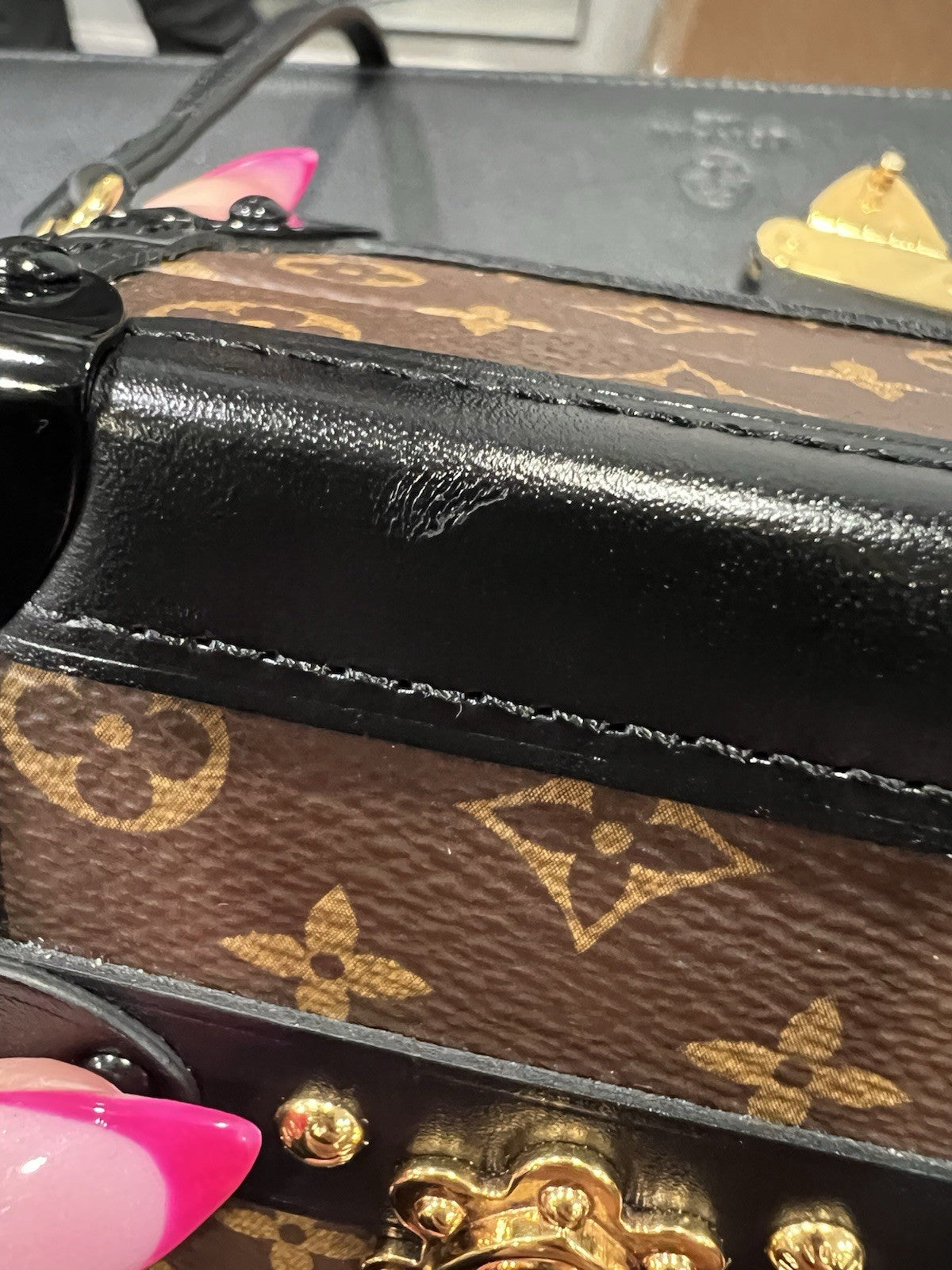 Louis Vuitton Petit Malle Souple Trunk Bag Box & Authenticity Retail $6400