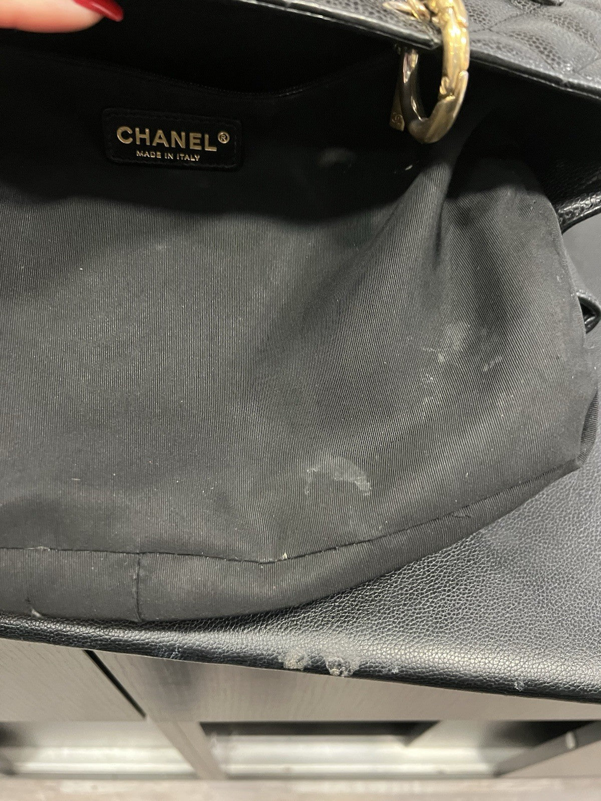 Chanel GST Grand Shopper Tote With Authenticity