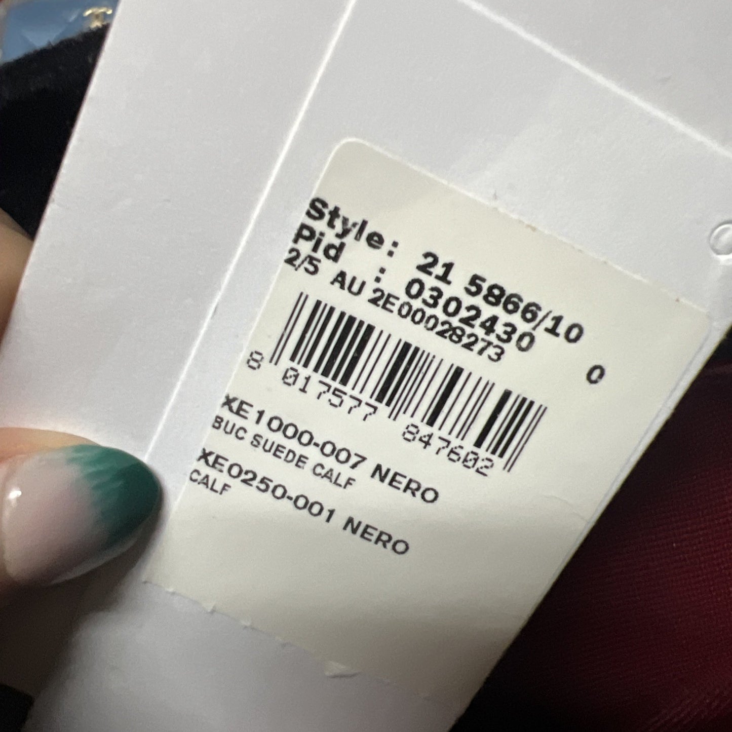 Salvatore Ferramao Gancino Nubuck Baguette Shouler Bag