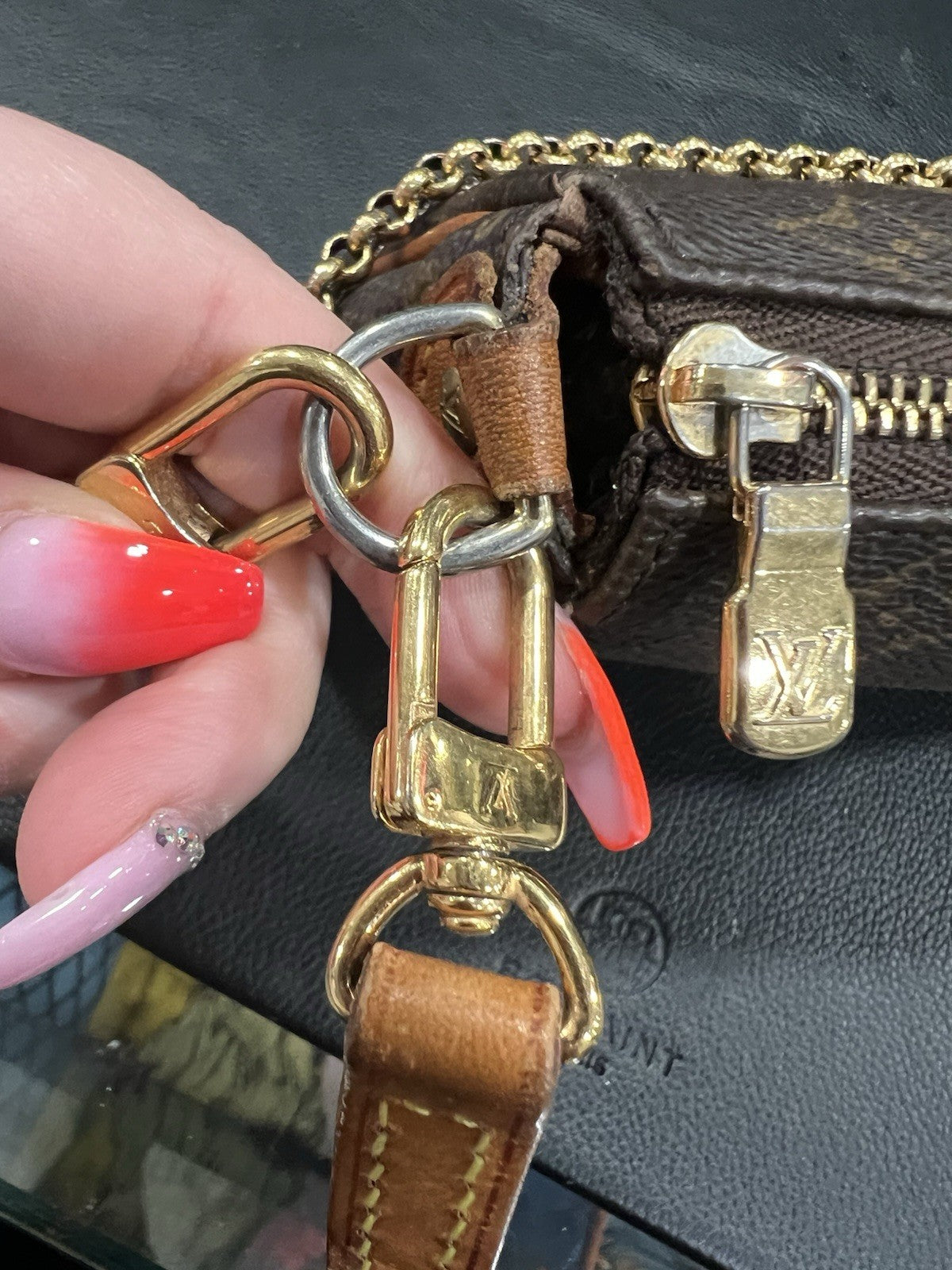 Louis Vuitton Eva Crossbody Brown Canvas Coated Monogram With Authenticity