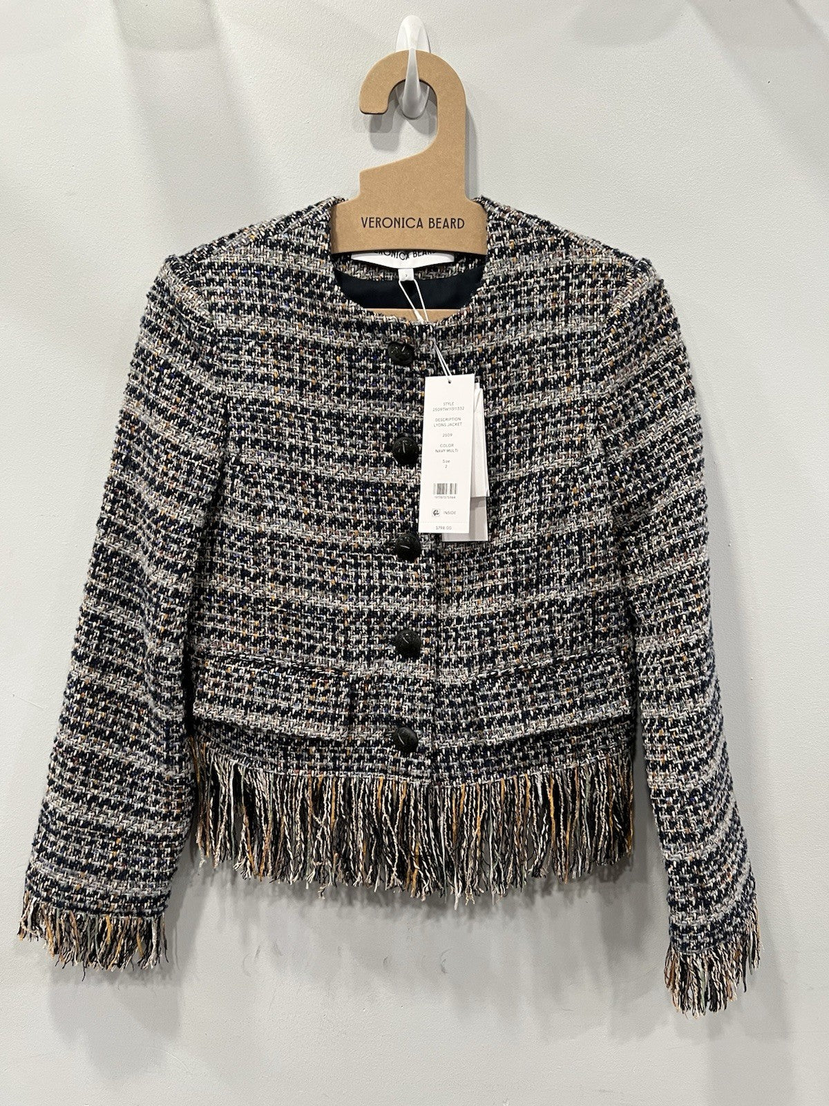 Veronica Beard Lyons Jacket Size 2 Retail $798