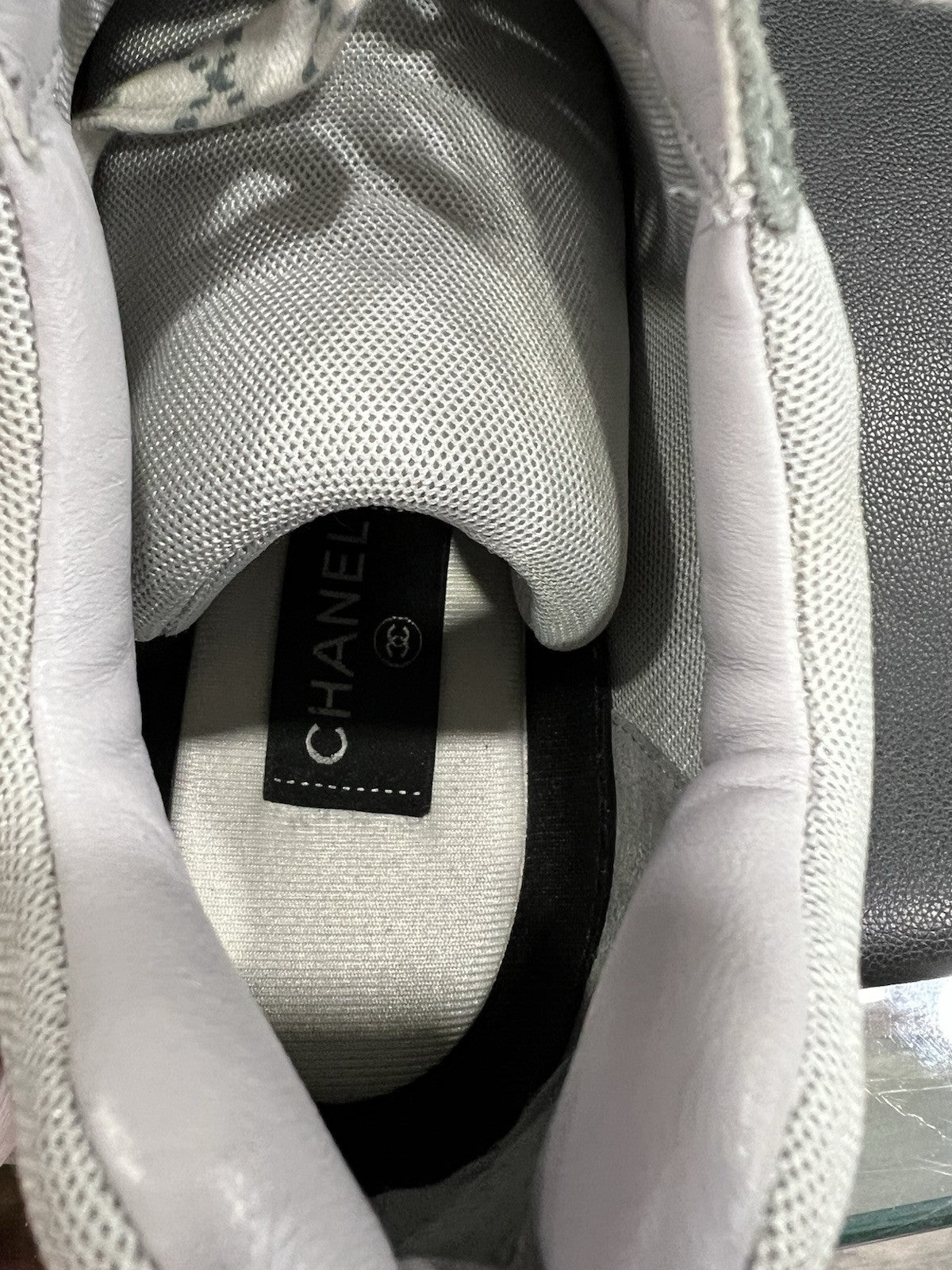 Chanel Men's Suede/Mesh Trainers Size 45/US12 Multicolor Retail $1500