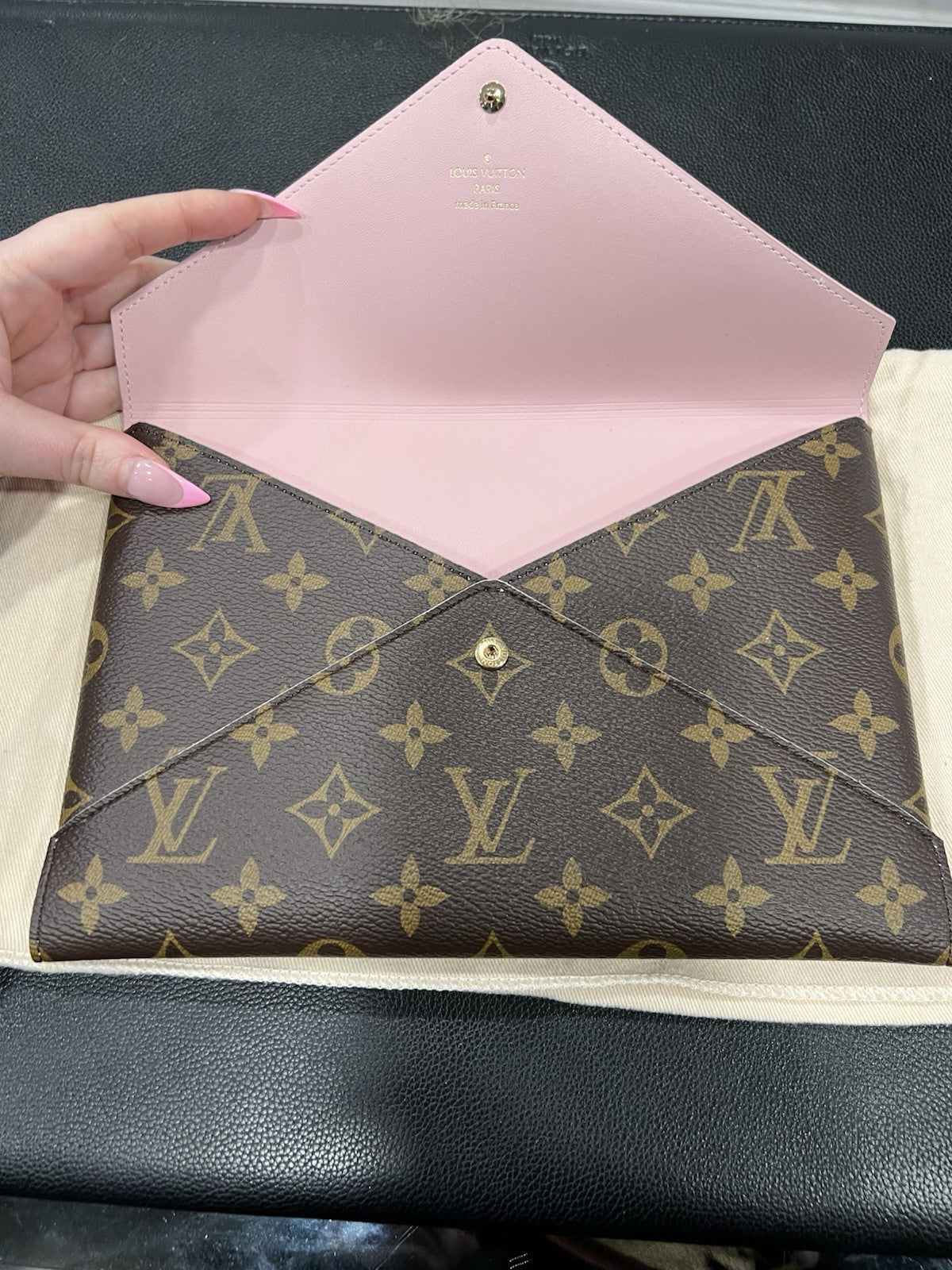 Louis Vuitton Kirigmai Set Of 2 Envelope Clutch & Medium Insert W/Duster