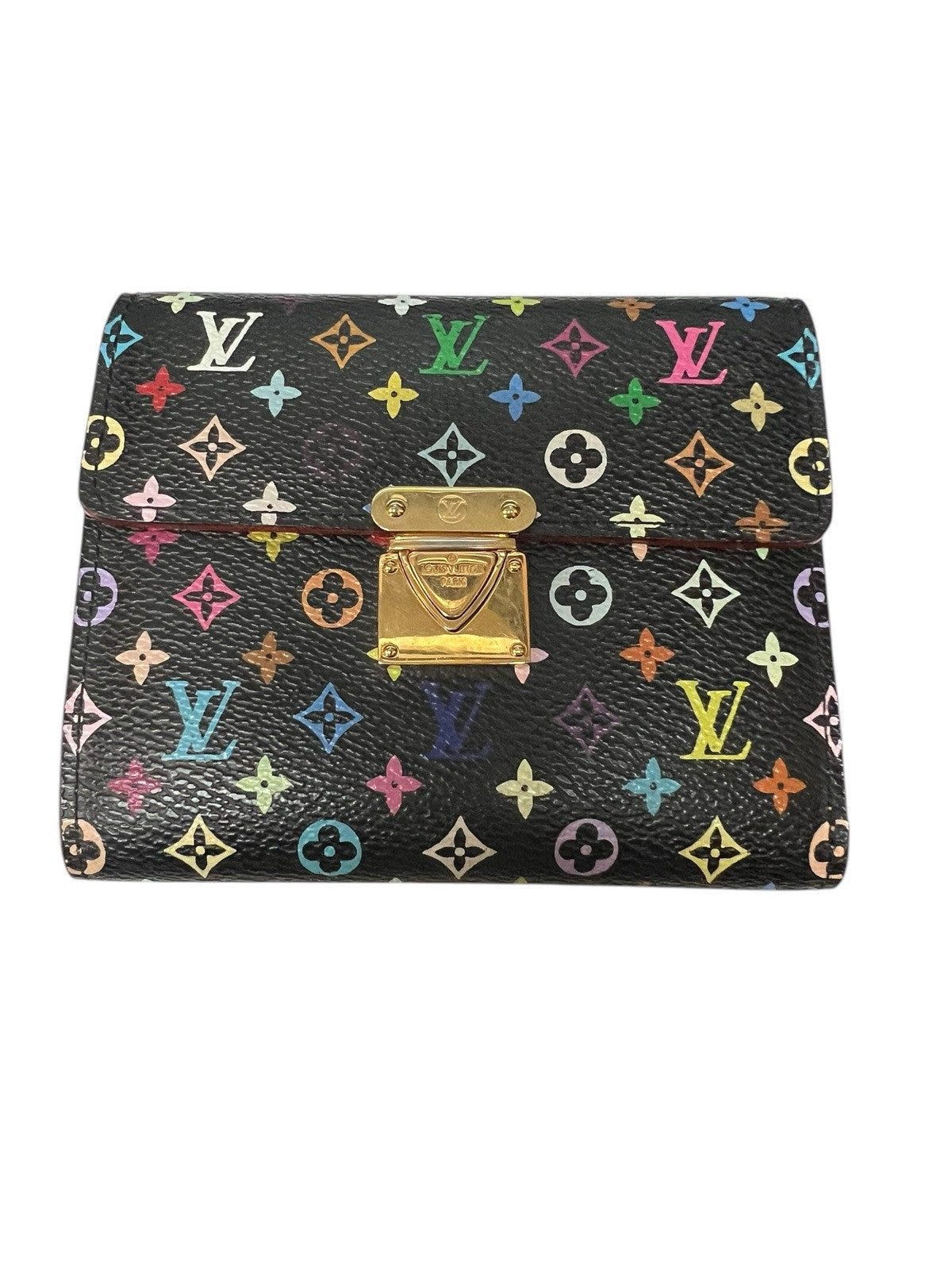 Louis Vuitton Takashi Murakami Monogram Compact Wallet 2005 Limited Edition
