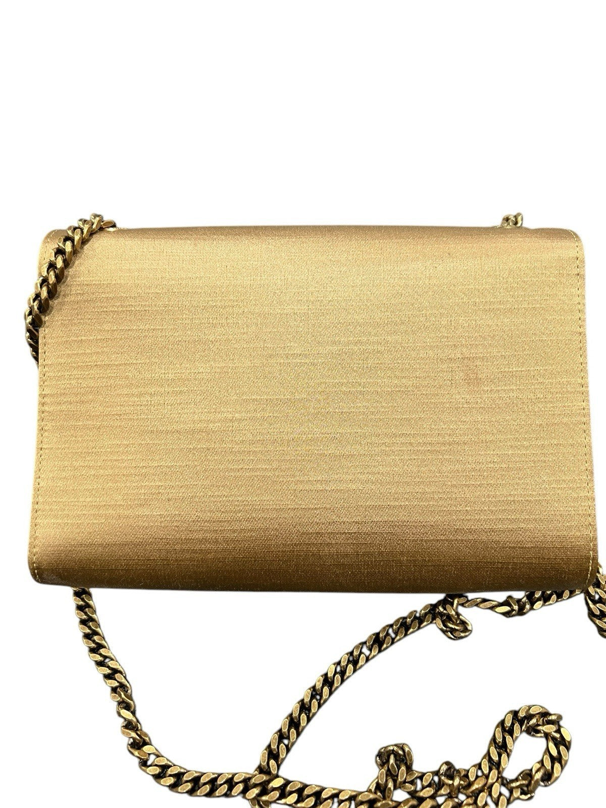 YSL Saint Laurent Kate Small Tassel Satin Crossbody Sahara Beige