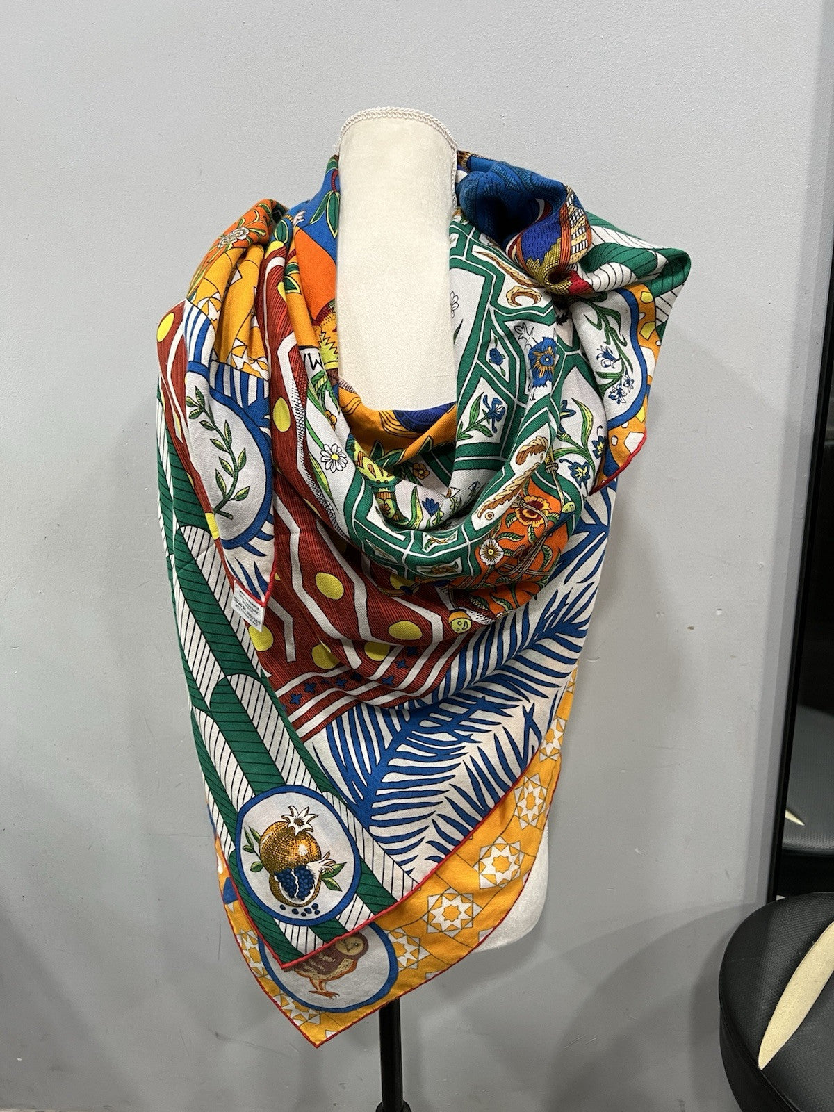 Hermes La Danse Des Amazones Cashmere Large Scarf 140cm