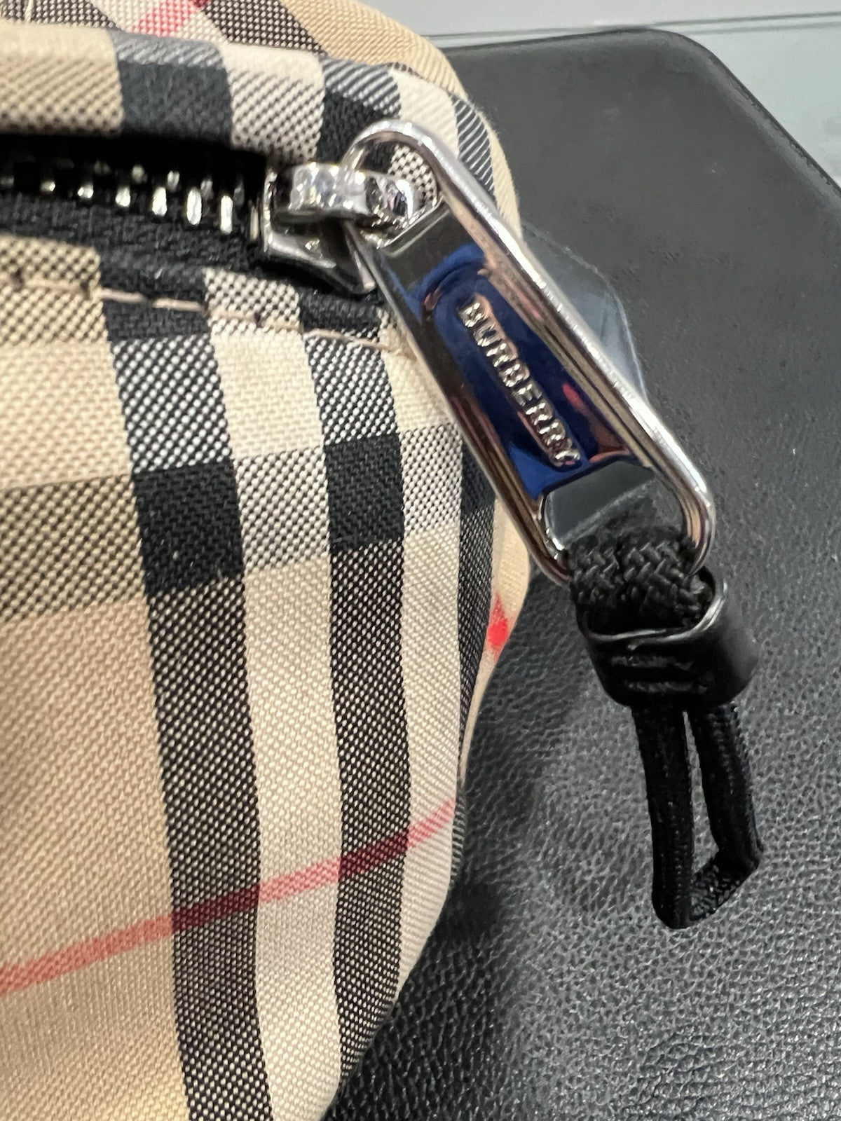 Burberry Pre-Owned 2018-2024 Medium House Check Nylon Sonny Belt Bag