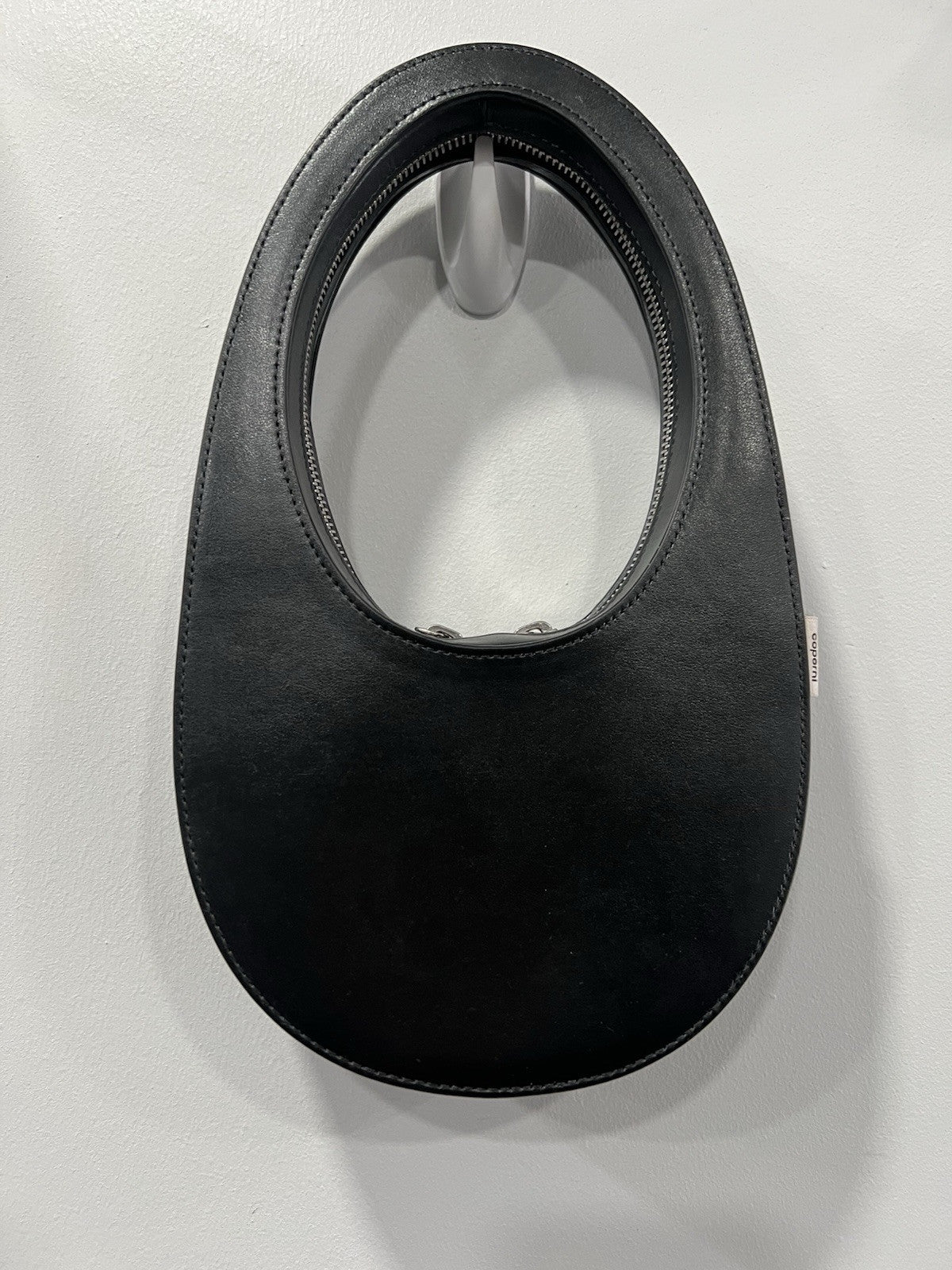 Coperni Black Mini Swipe Top Handle Clutch