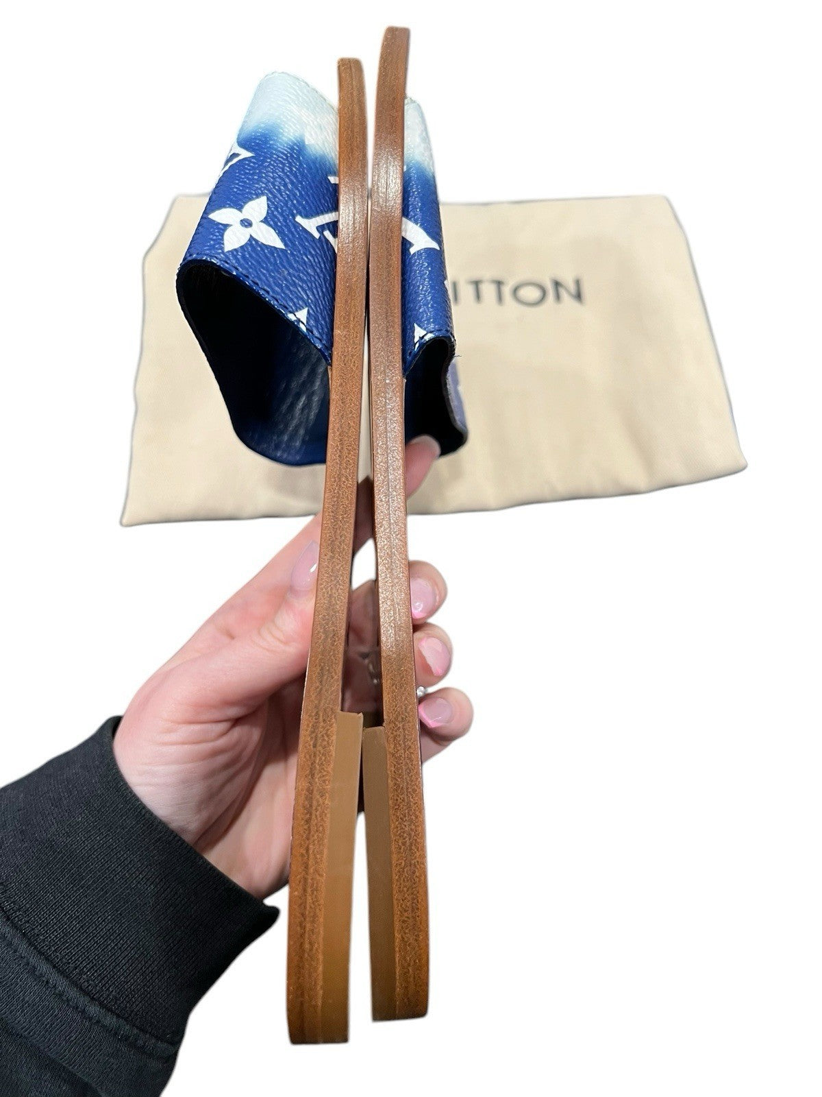 Louis Vuitton Monogram Escale Lock It Mules Size 41/US11 W/Duster