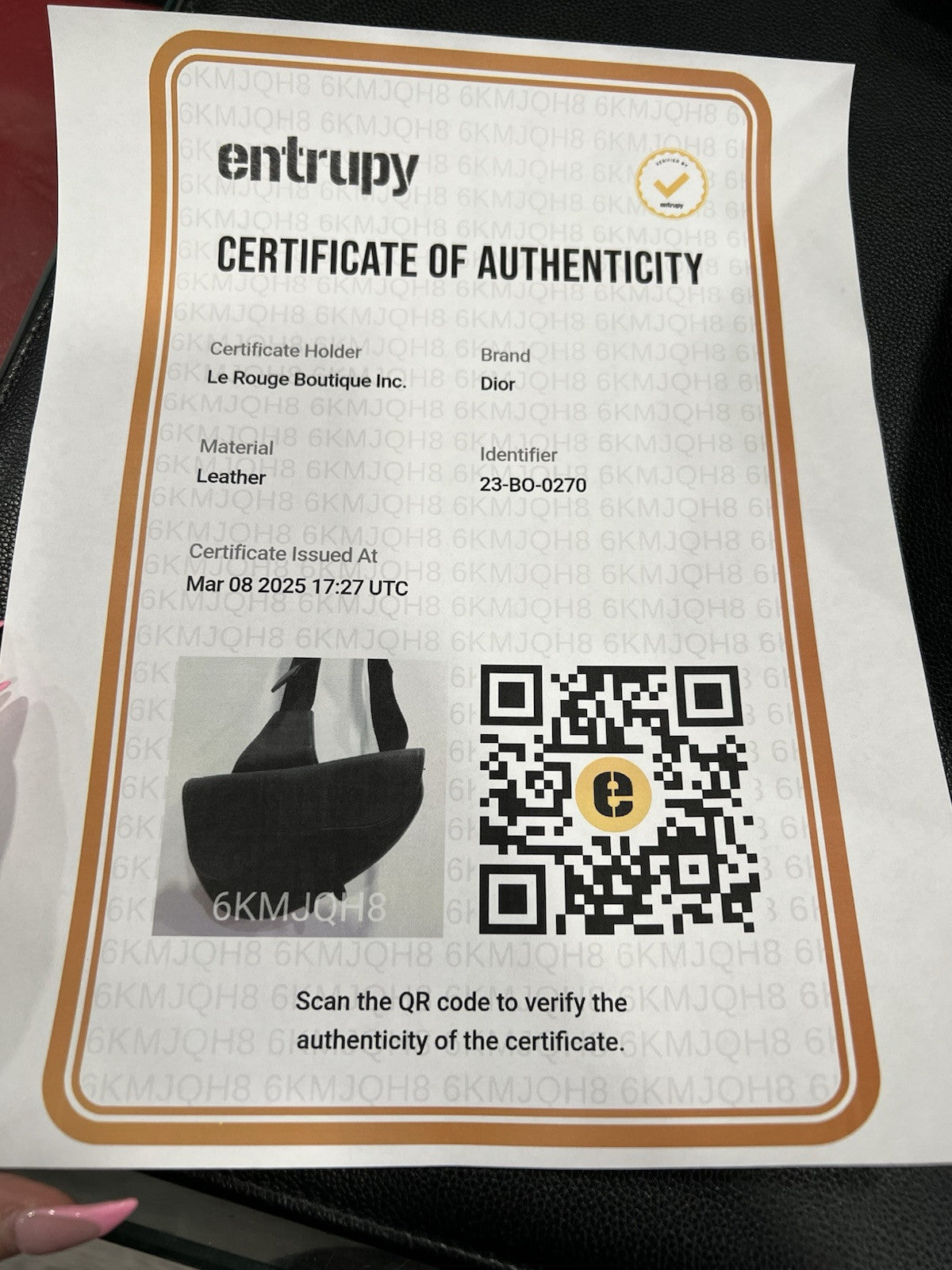 Christian Dior Men's Dark Grey/Black Atelier Saddle Bag Retail $3500