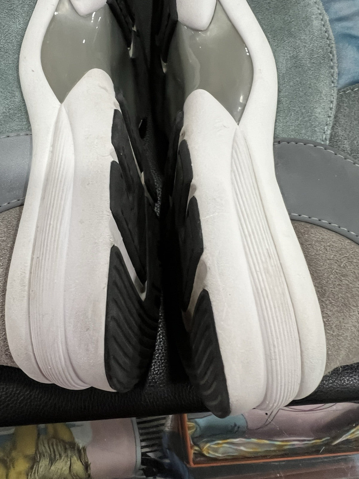 Chanel Men's Suede/Mesh Trainers Size 45/US12 Multicolor Retail $1500