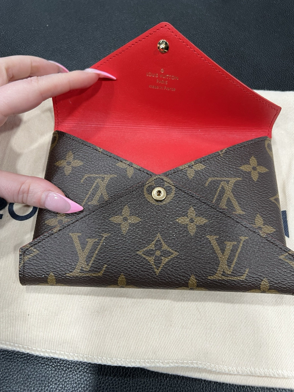 Louis Vuitton Kirigmai Set Of 2 Envelope Clutch & Medium Insert W/Duster