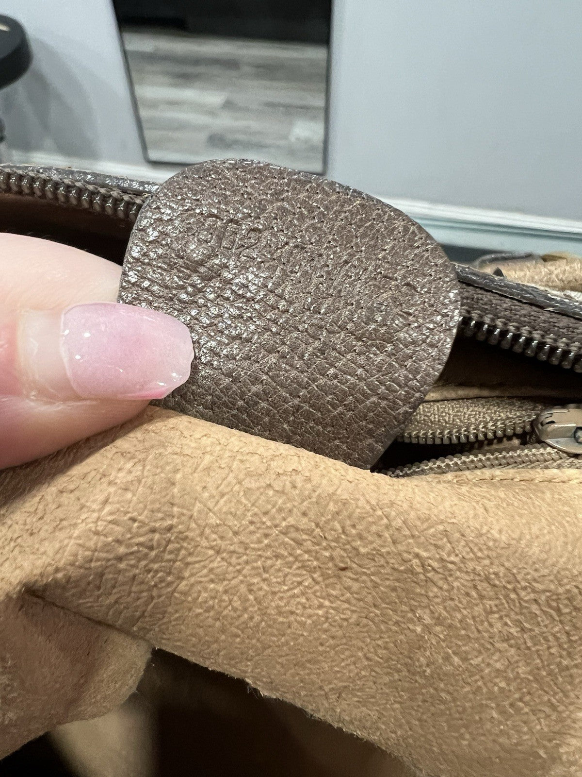 Gucci Vintage GG Supreme Dr Bag With Gold Plated Hardware