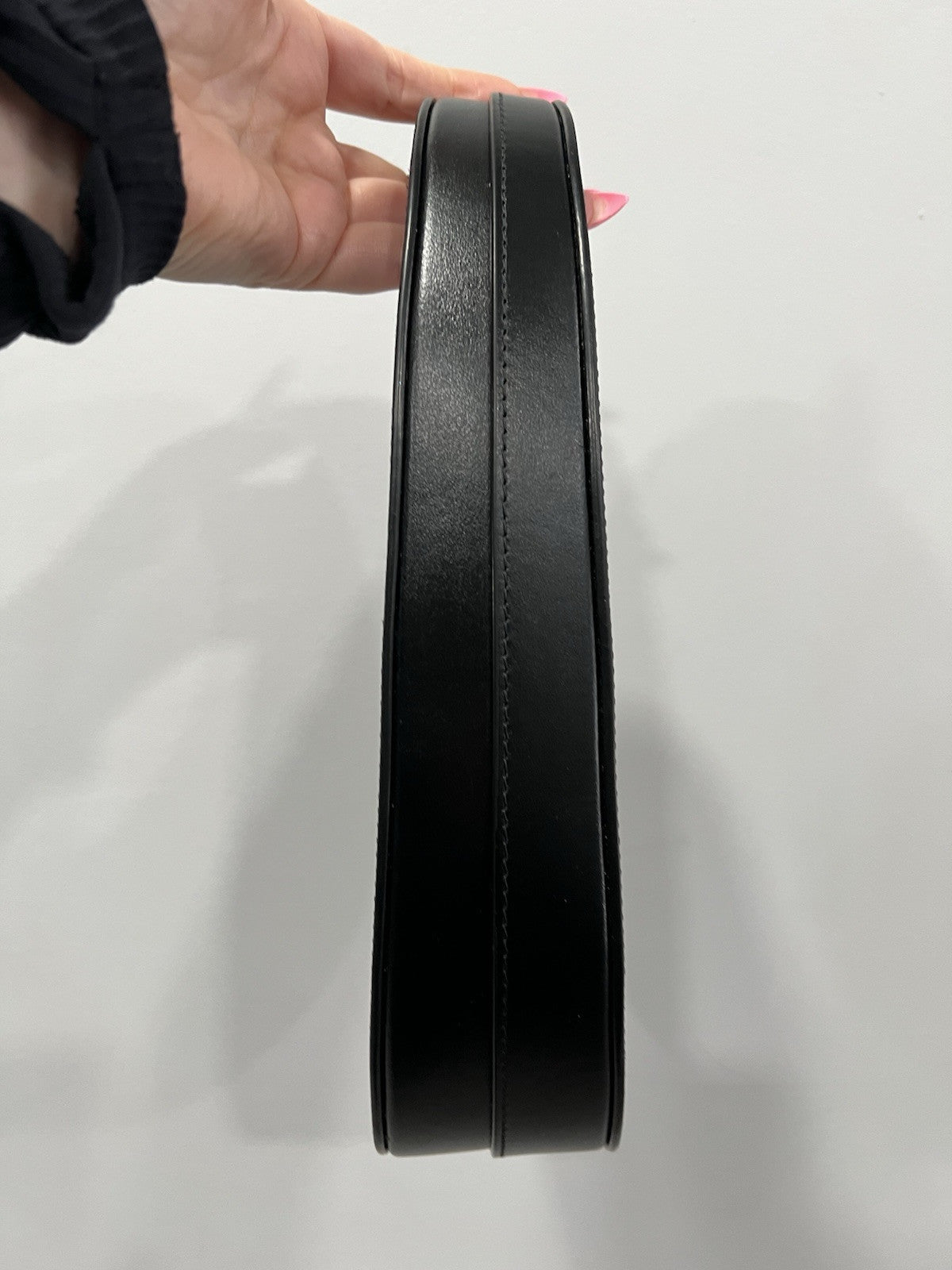 Coperni Black Mini Swipe Top Handle Clutch