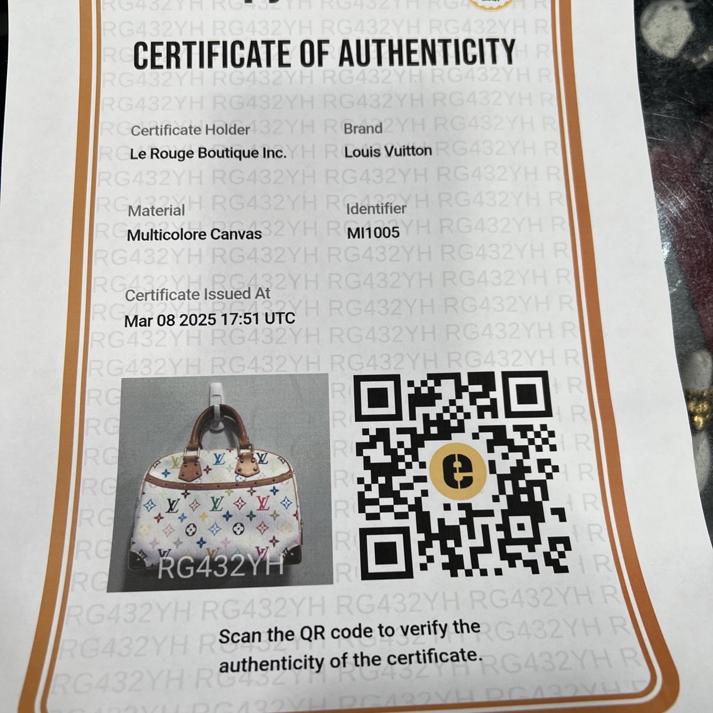 Louis VuittonTrouville White Murakami Limited Edition